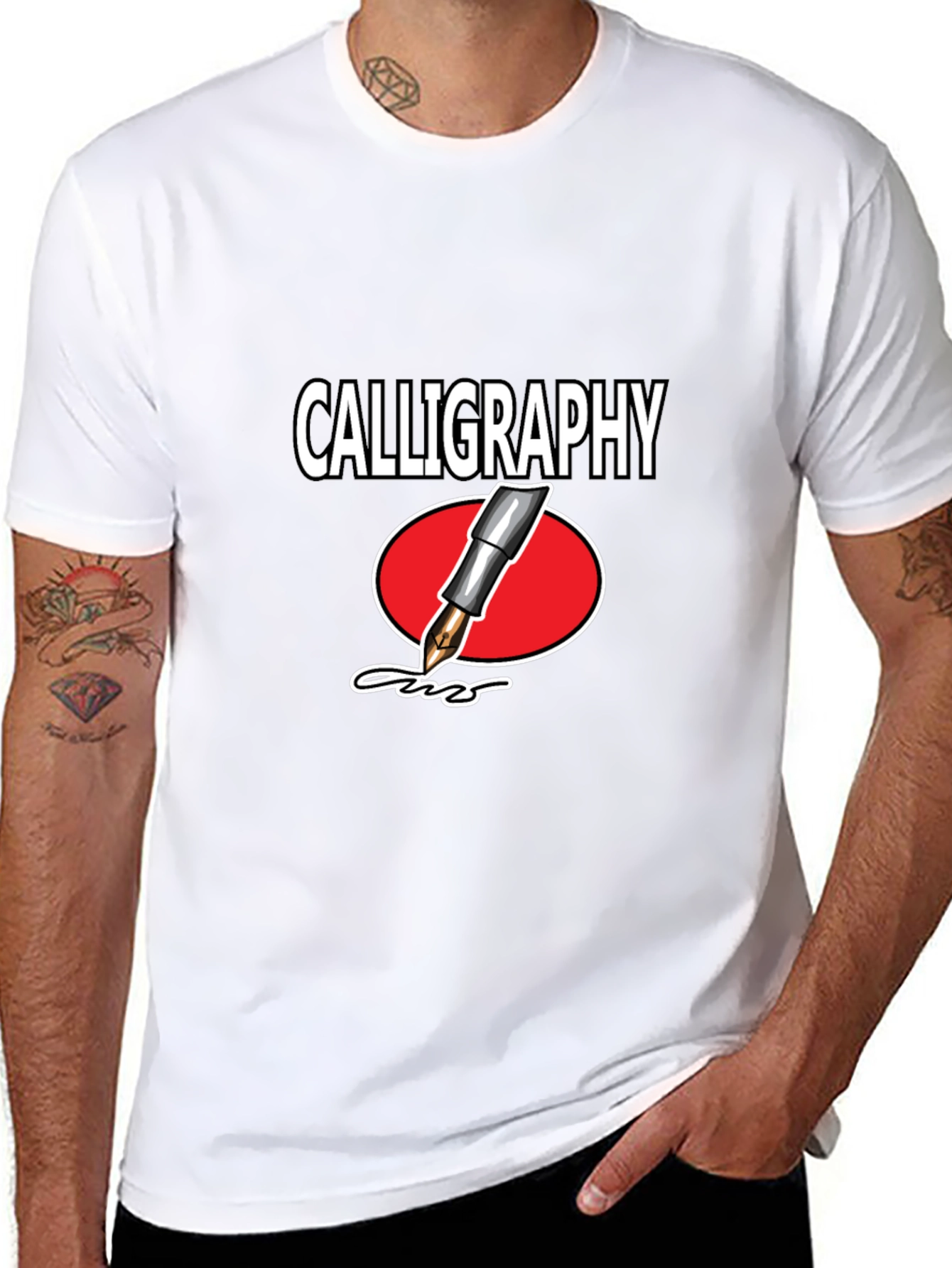 Calligraphy T-Shirt: Artistic Writer Tee