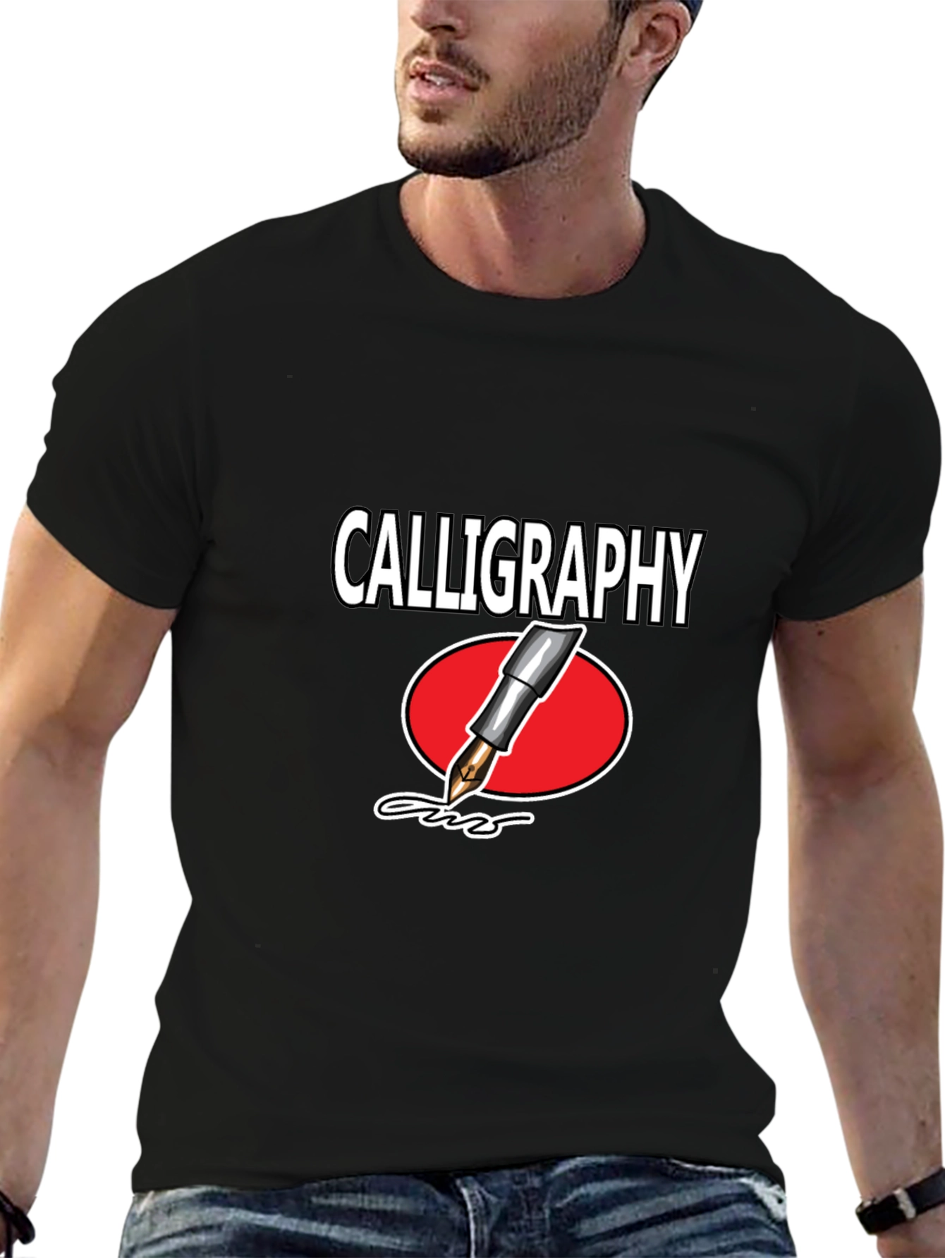 Calligraphy T-Shirt: Artistic Writer Tee