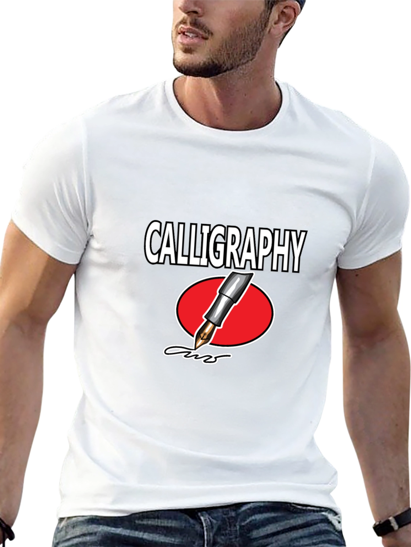Calligraphy T-Shirt: Artistic Writer Tee
