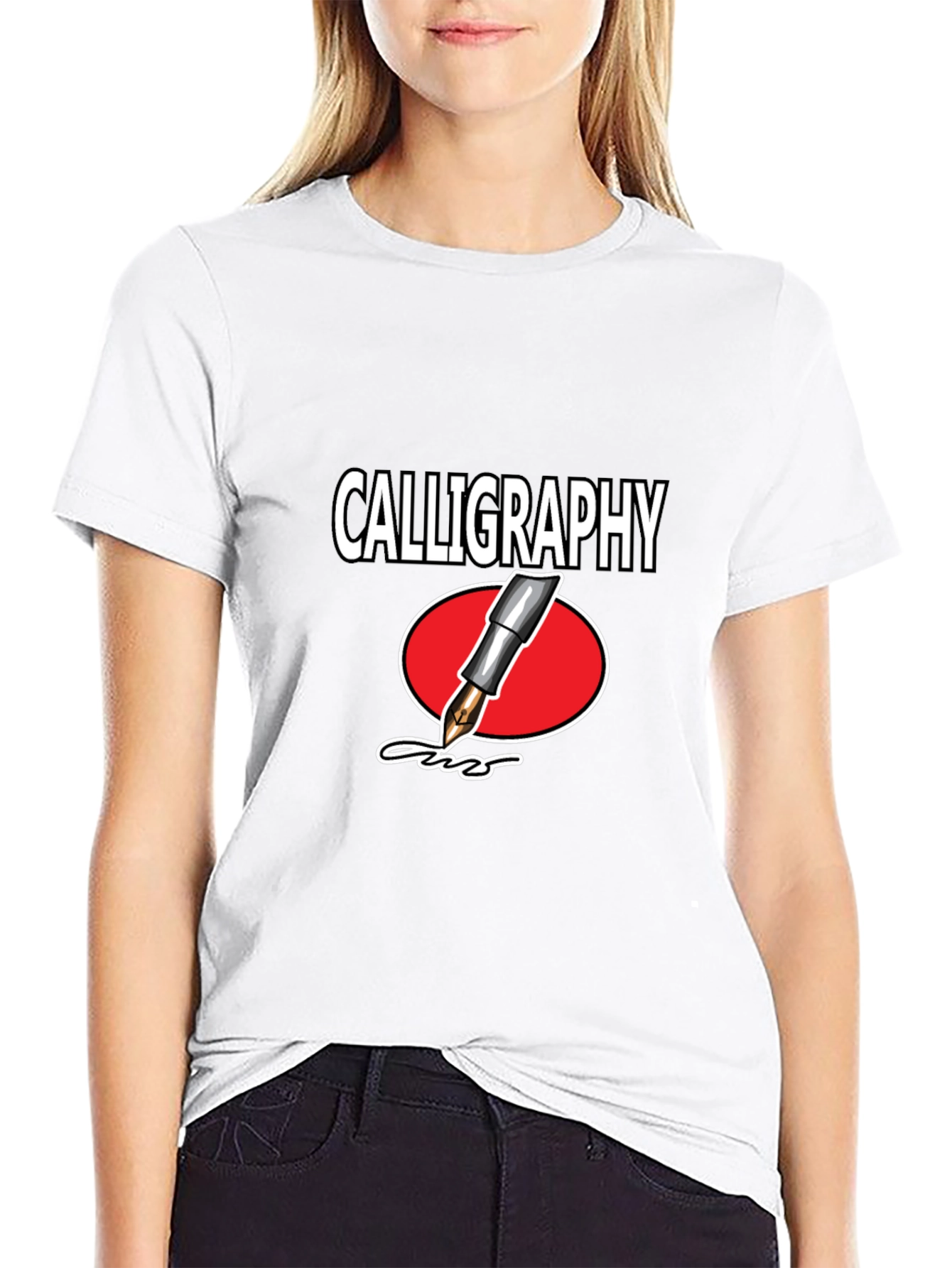 Calligraphy T-Shirt: Artistic Writer Tee