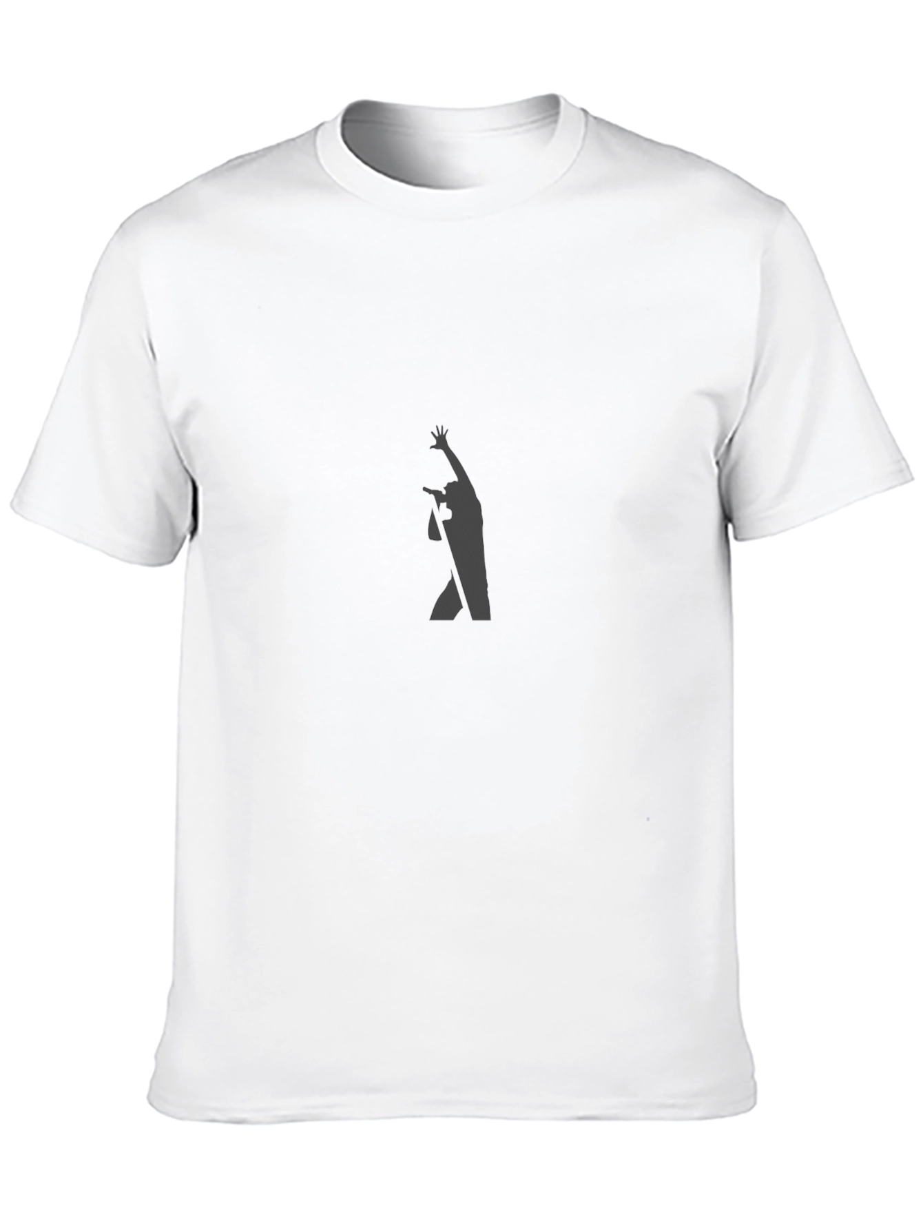 Black Silhouette Graphic Tee - Mens Casual Wear