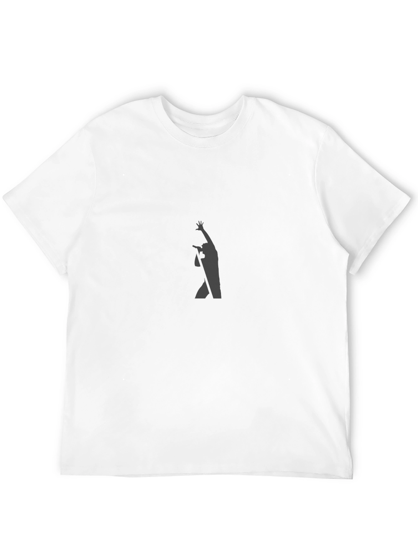 Black Silhouette Graphic Tee - Mens Casual Wear