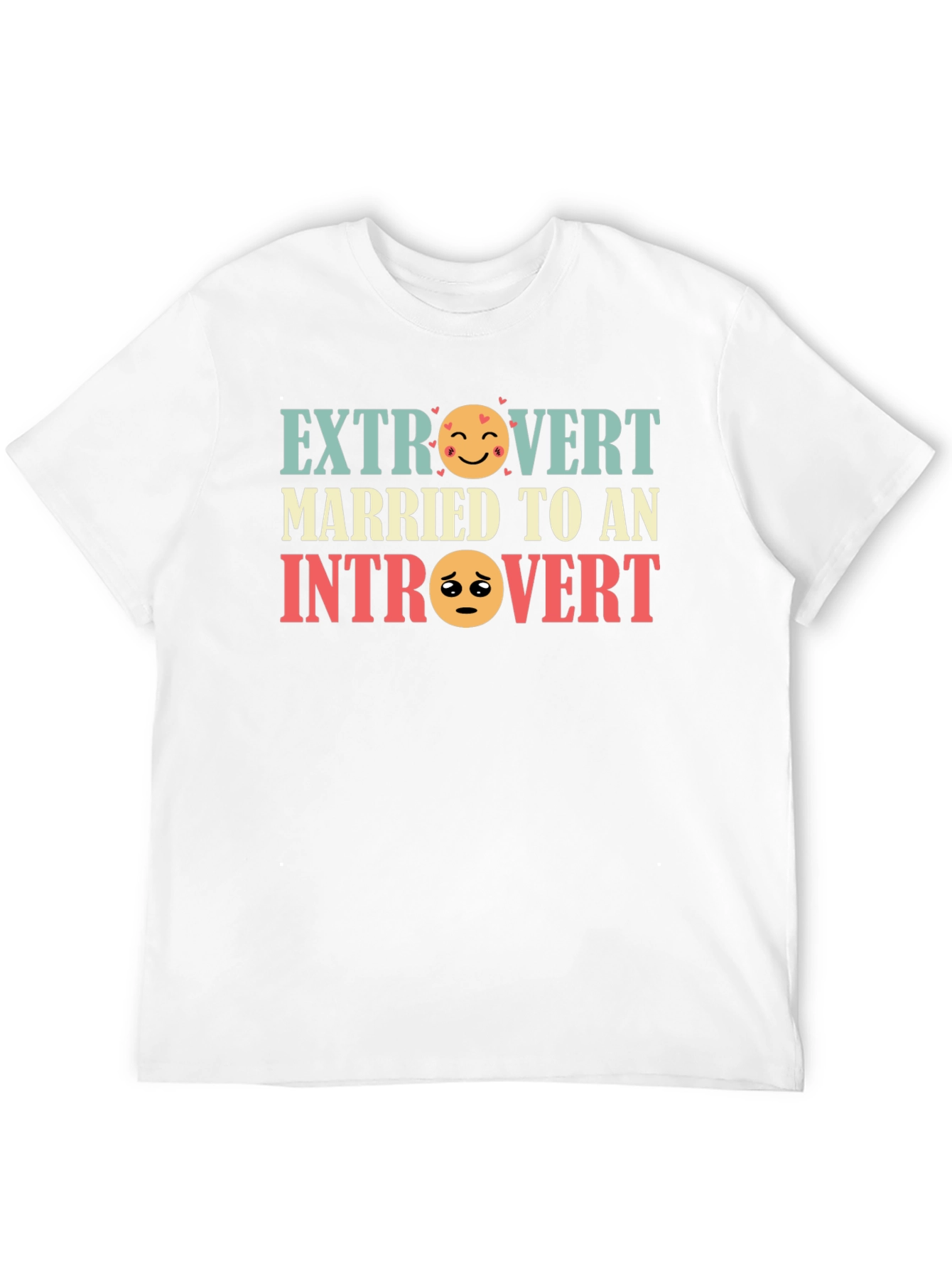 Extrovert Introvert Married Couple Graphic T-Shirt
