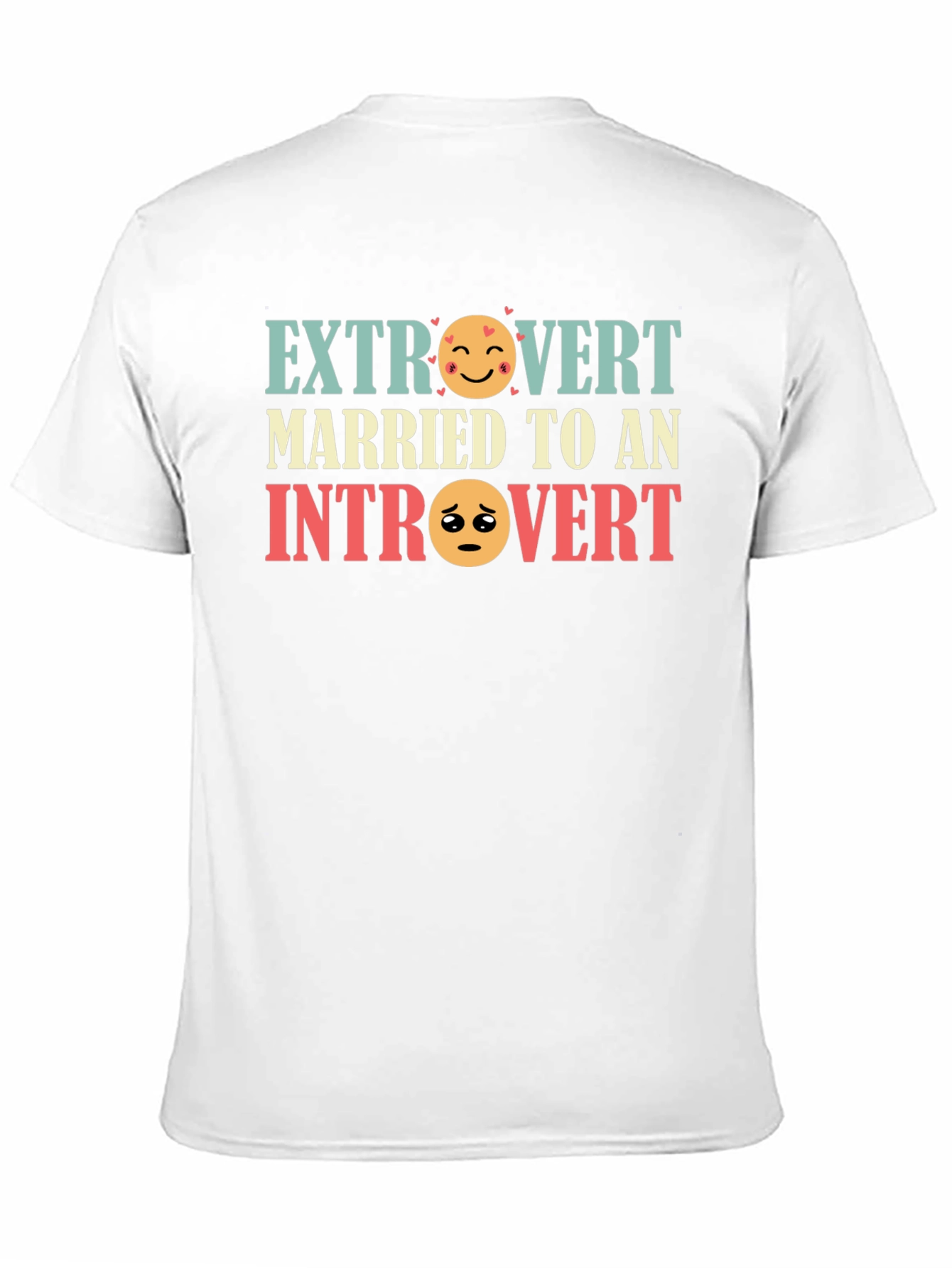 Extrovert Introvert Married Couple Graphic T-Shirt