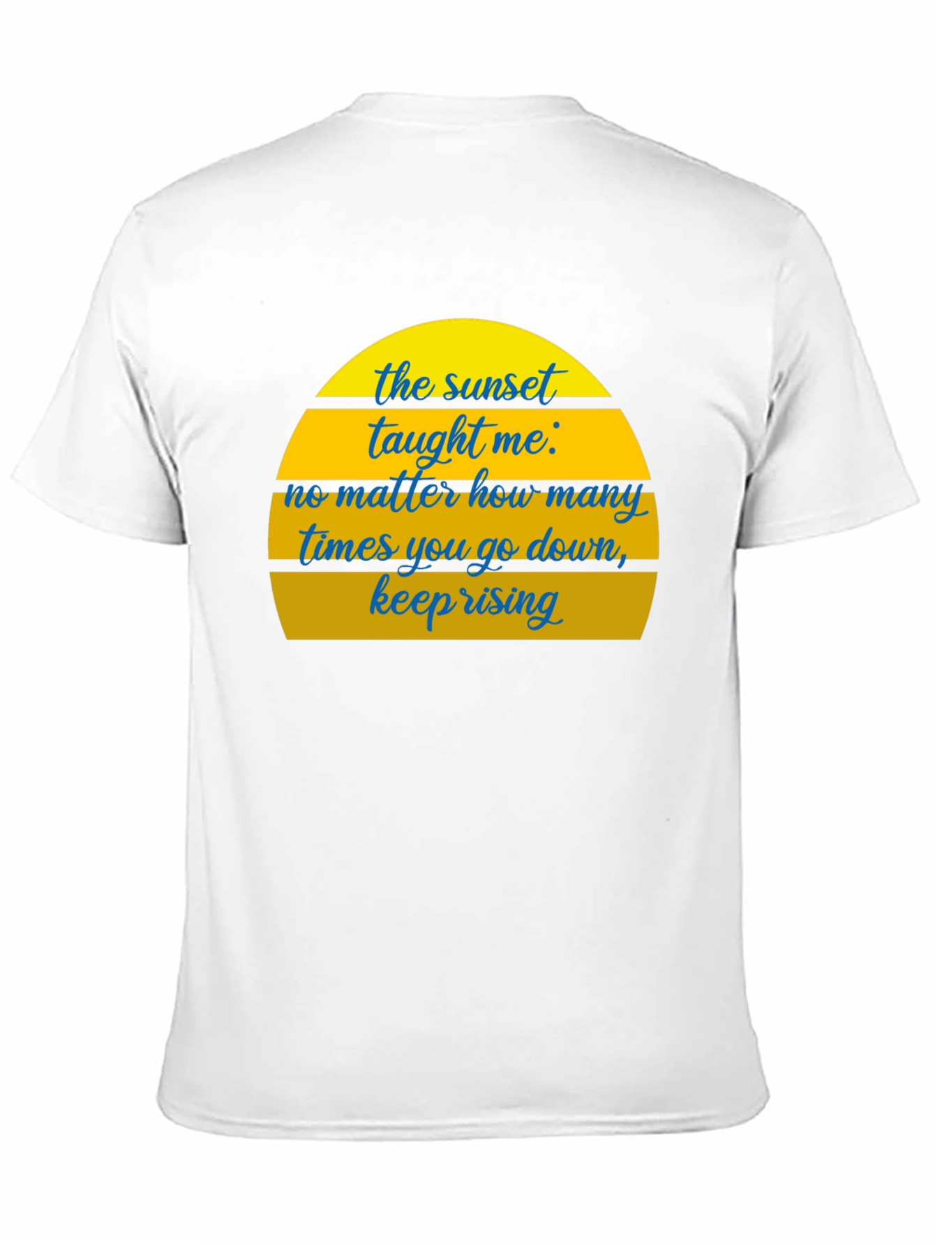 Sunset Motivational T-Shirt - Keep Rising Graphic Tee