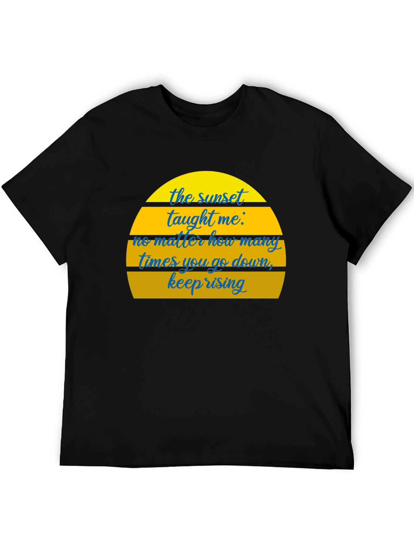 Sunset Motivational T-Shirt - Keep Rising Graphic Tee