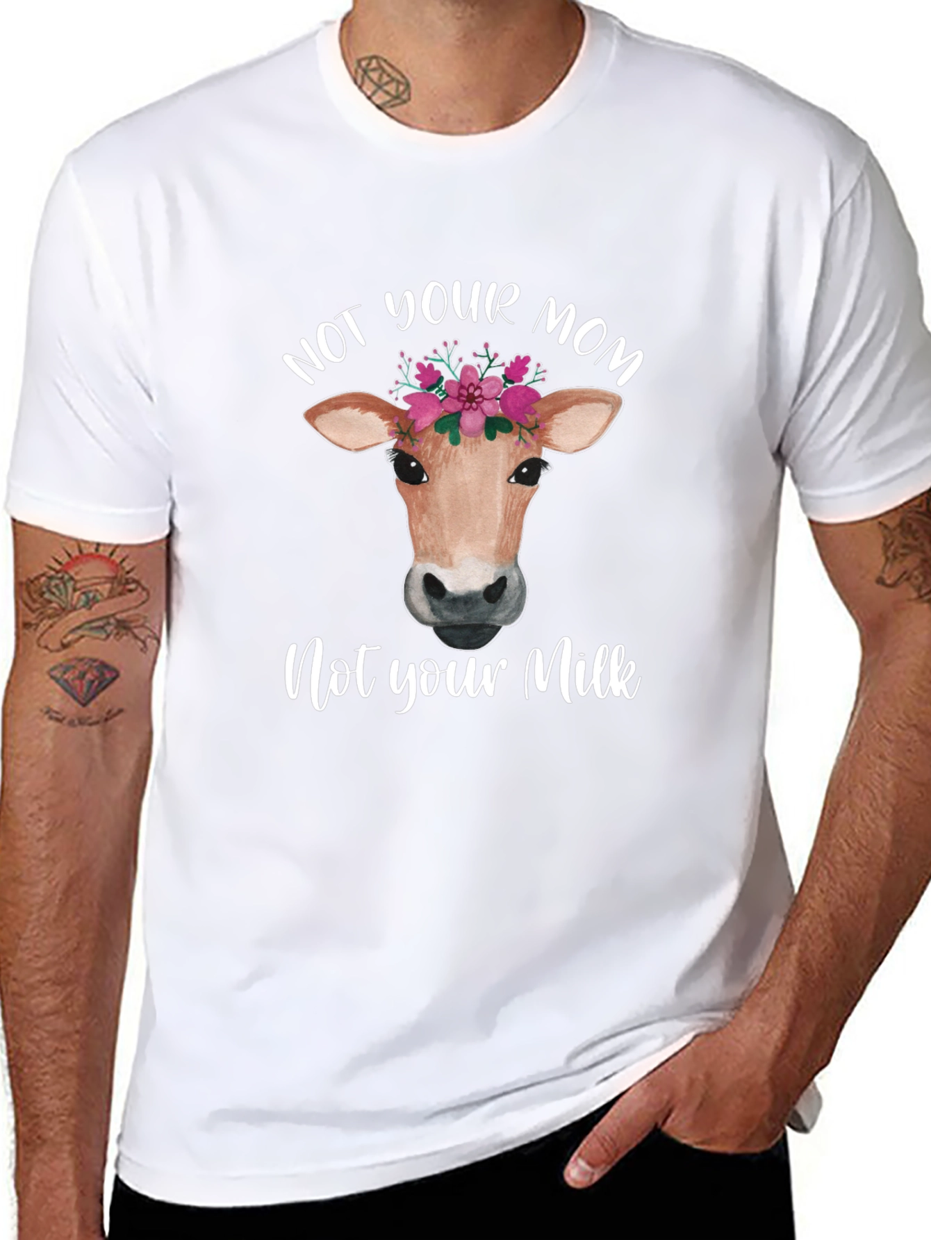 Not Your Mom Not Your Milk Vegan T-Shirt