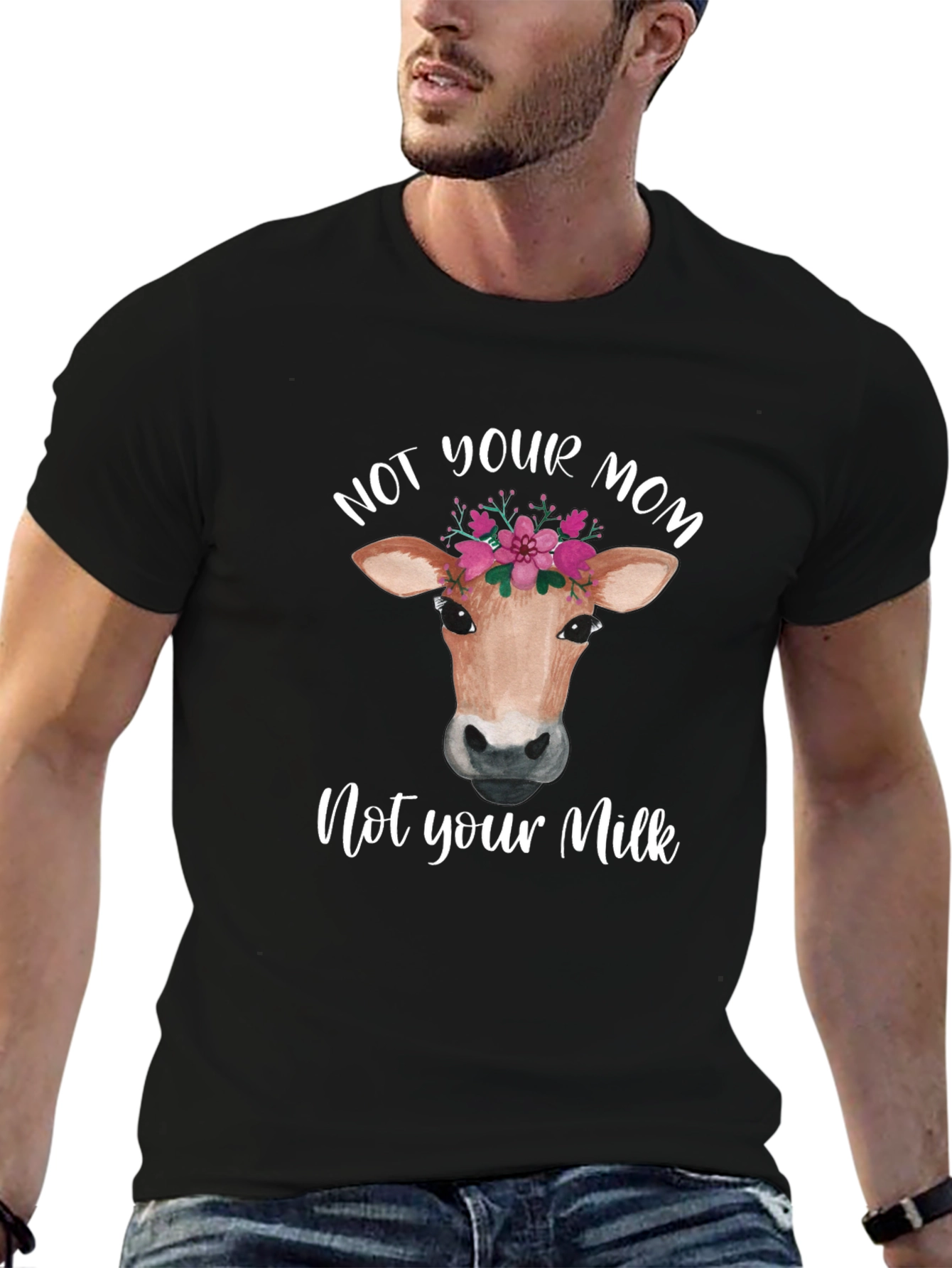Not Your Mom Not Your Milk Vegan T-Shirt