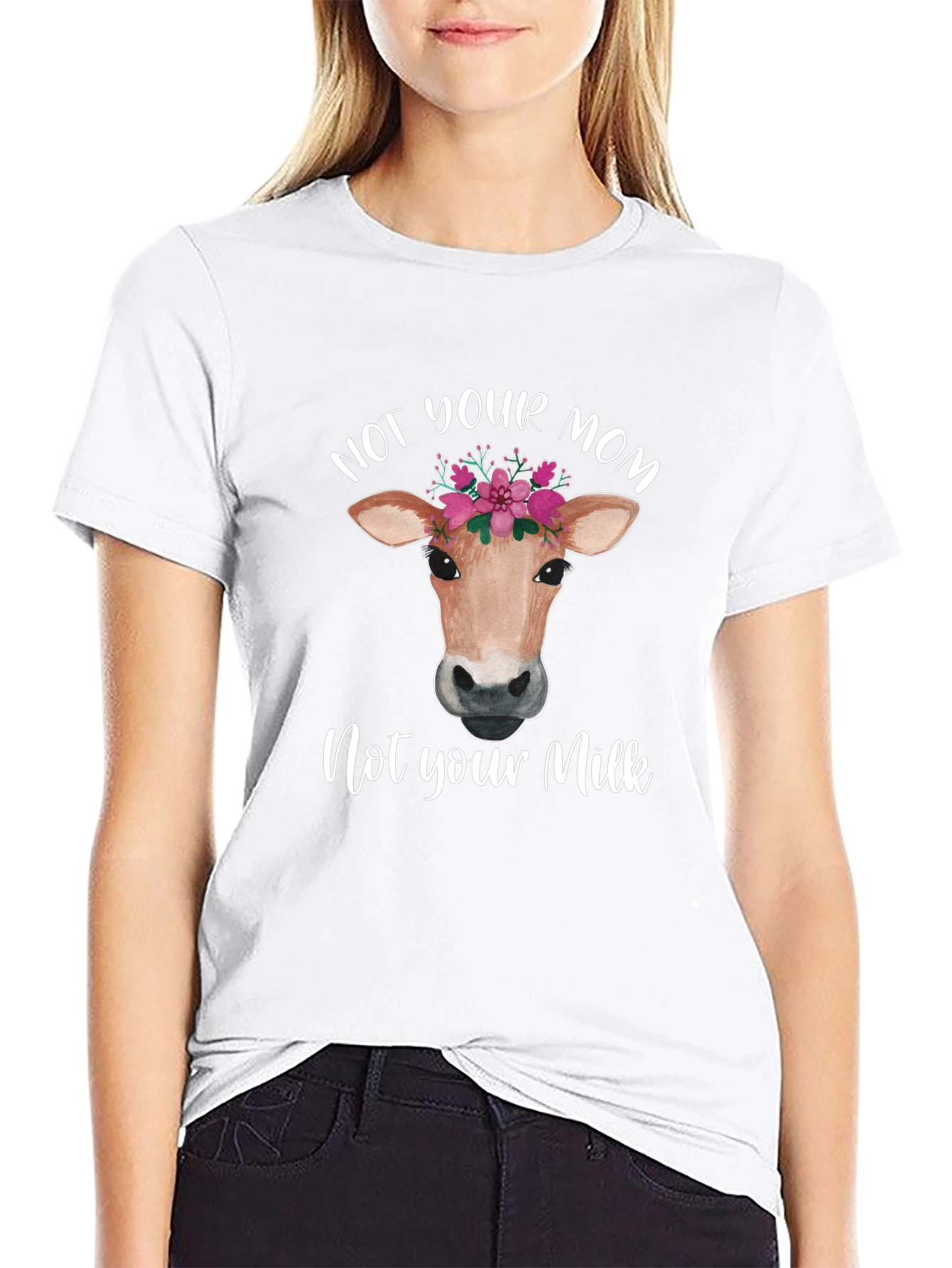 Not Your Mom Not Your Milk Vegan T-Shirt