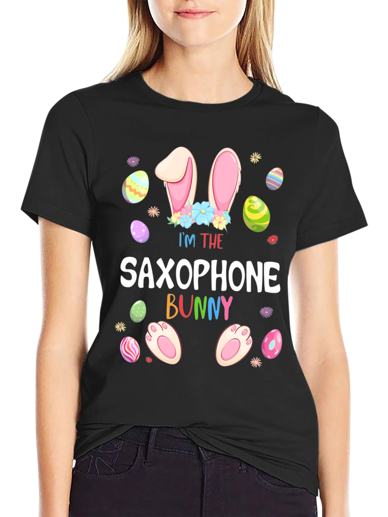 Im The Saxophone Bunny Easter T-Shirt