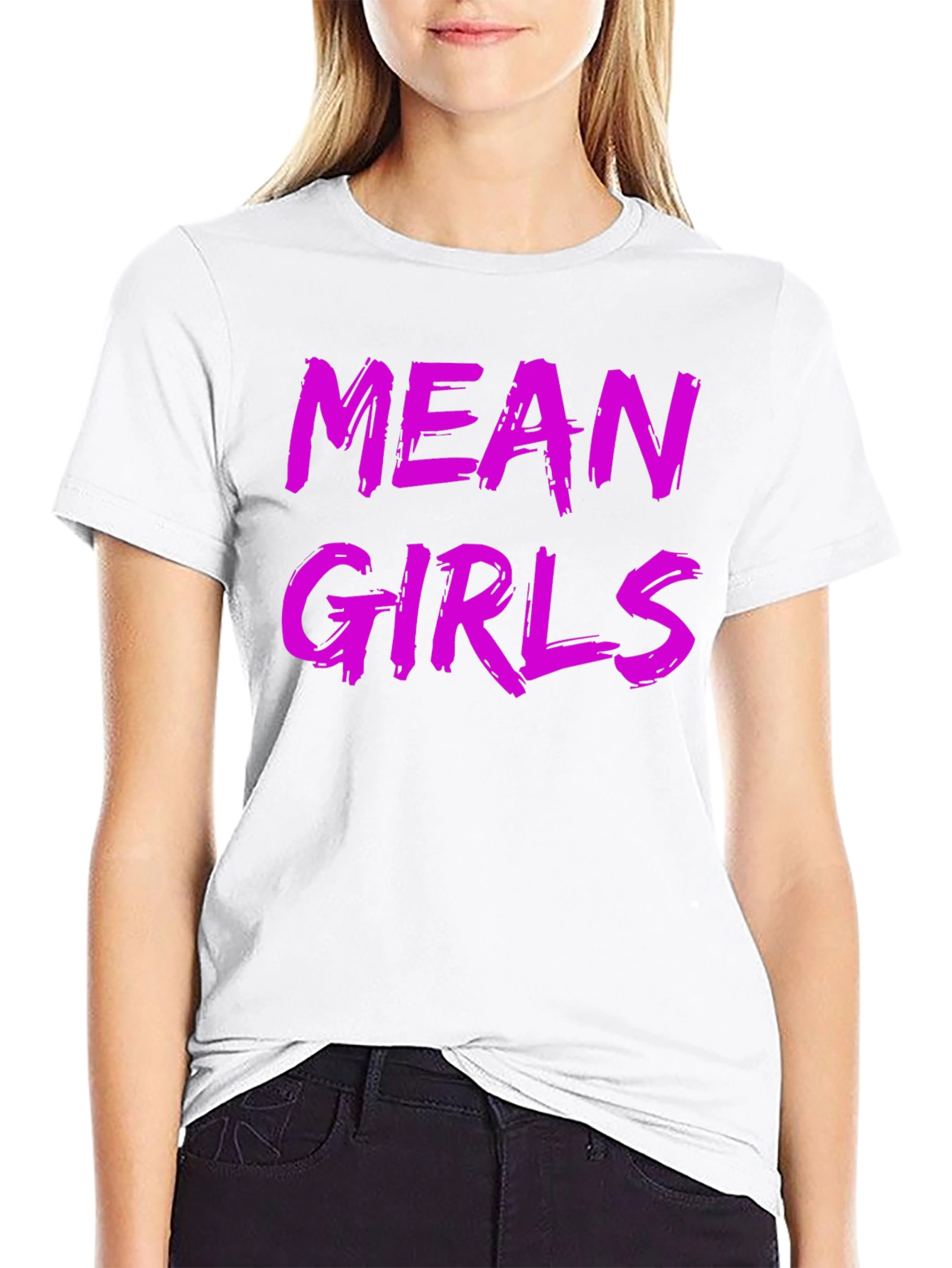 Mean Girls Graphic Tee - Black Cotton T-Shirt