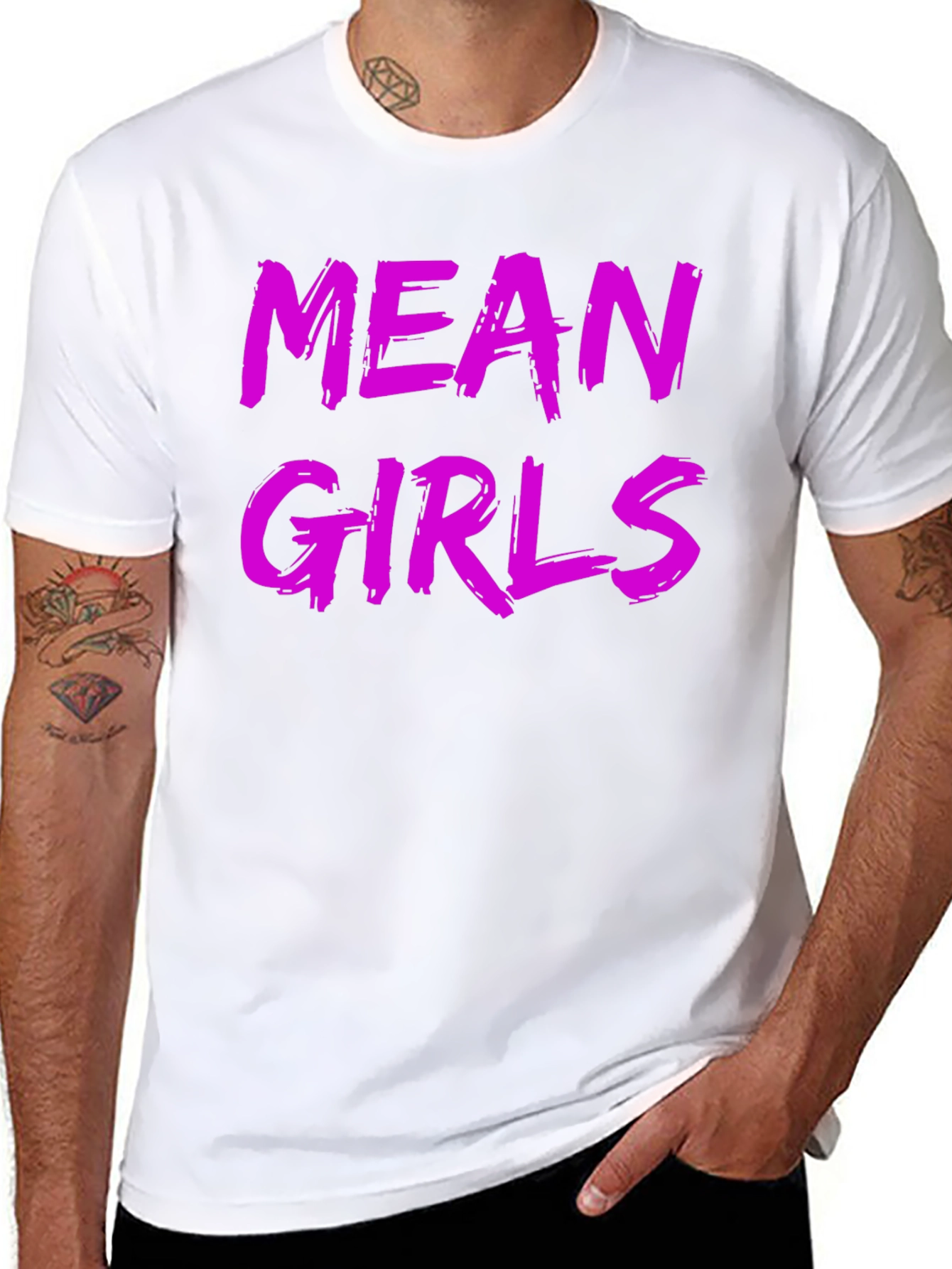Mean Girls Graphic Tee - Black Cotton T-Shirt