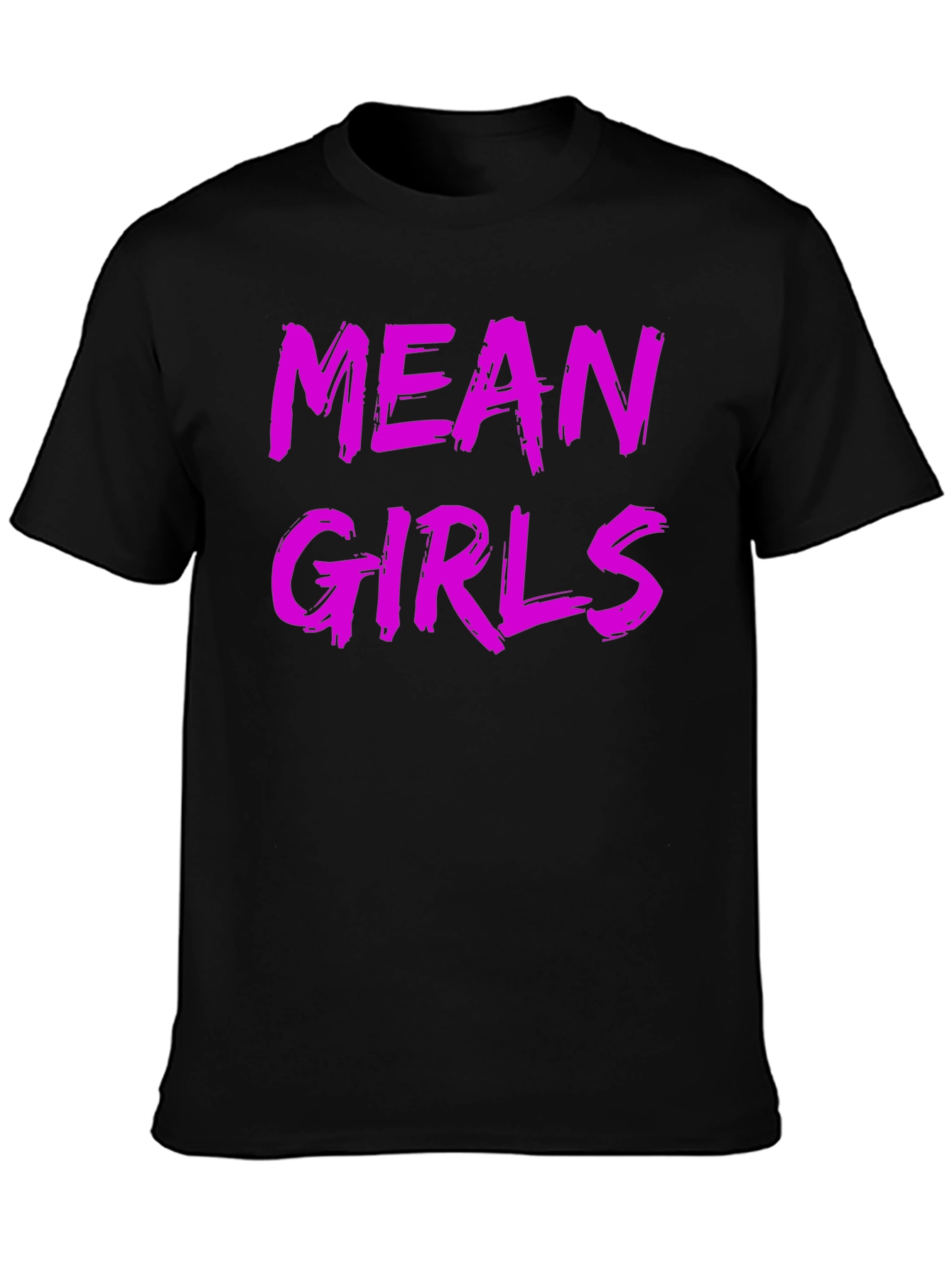 Mean Girls Graphic Tee - Black Cotton T-Shirt