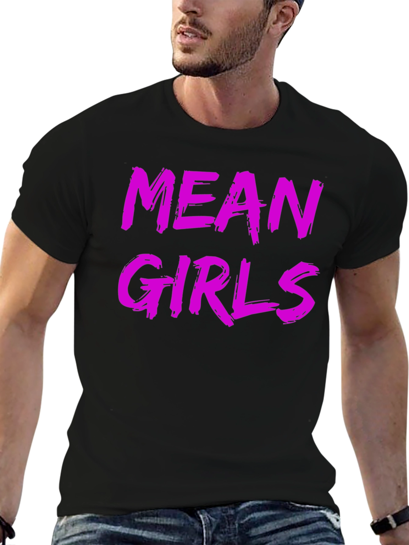 Mean Girls Graphic Tee - Black Cotton T-Shirt