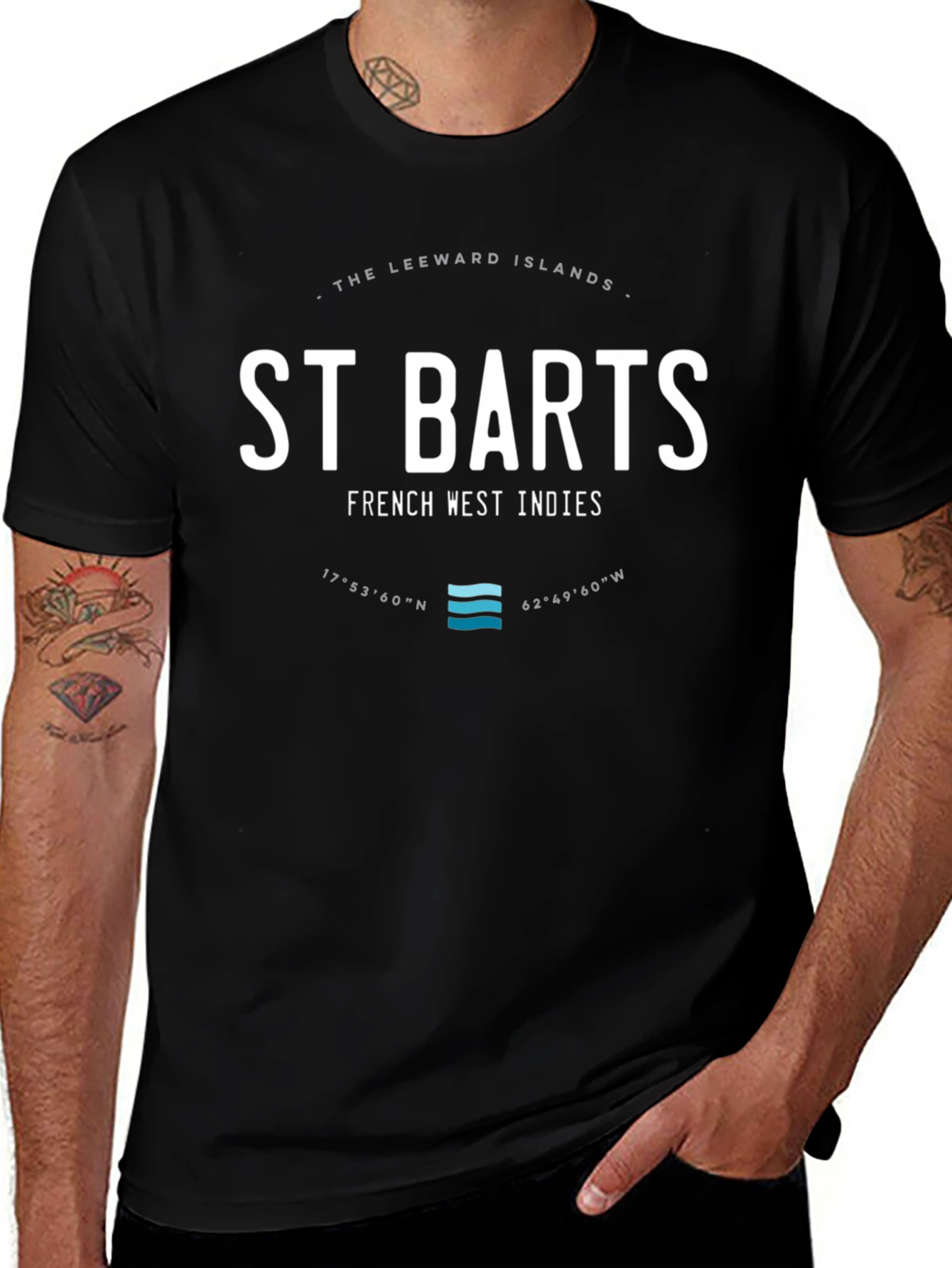St. Barts Graphic T-Shirt - French West Indies Souvenir