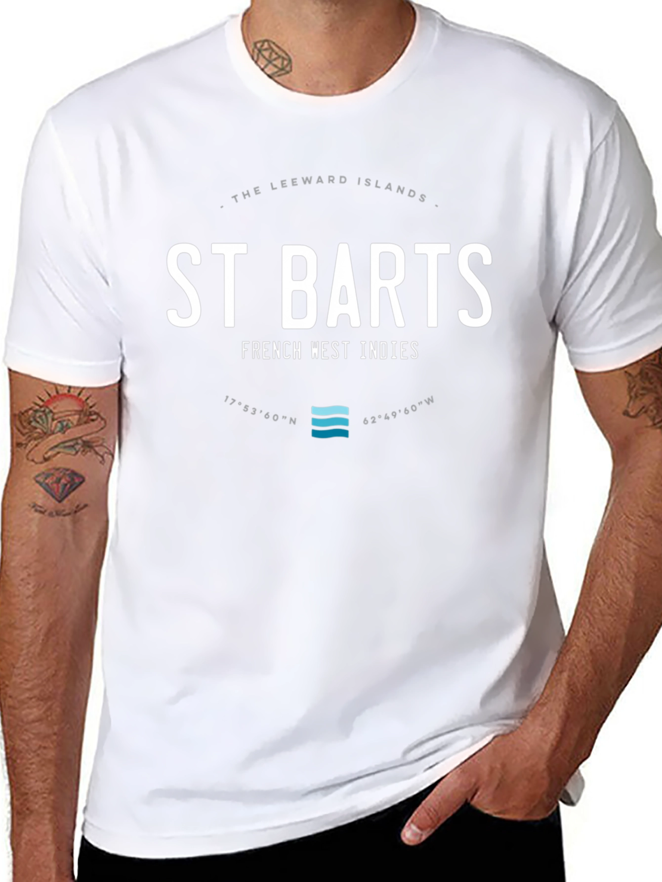St. Barts Graphic T-Shirt - French West Indies Souvenir
