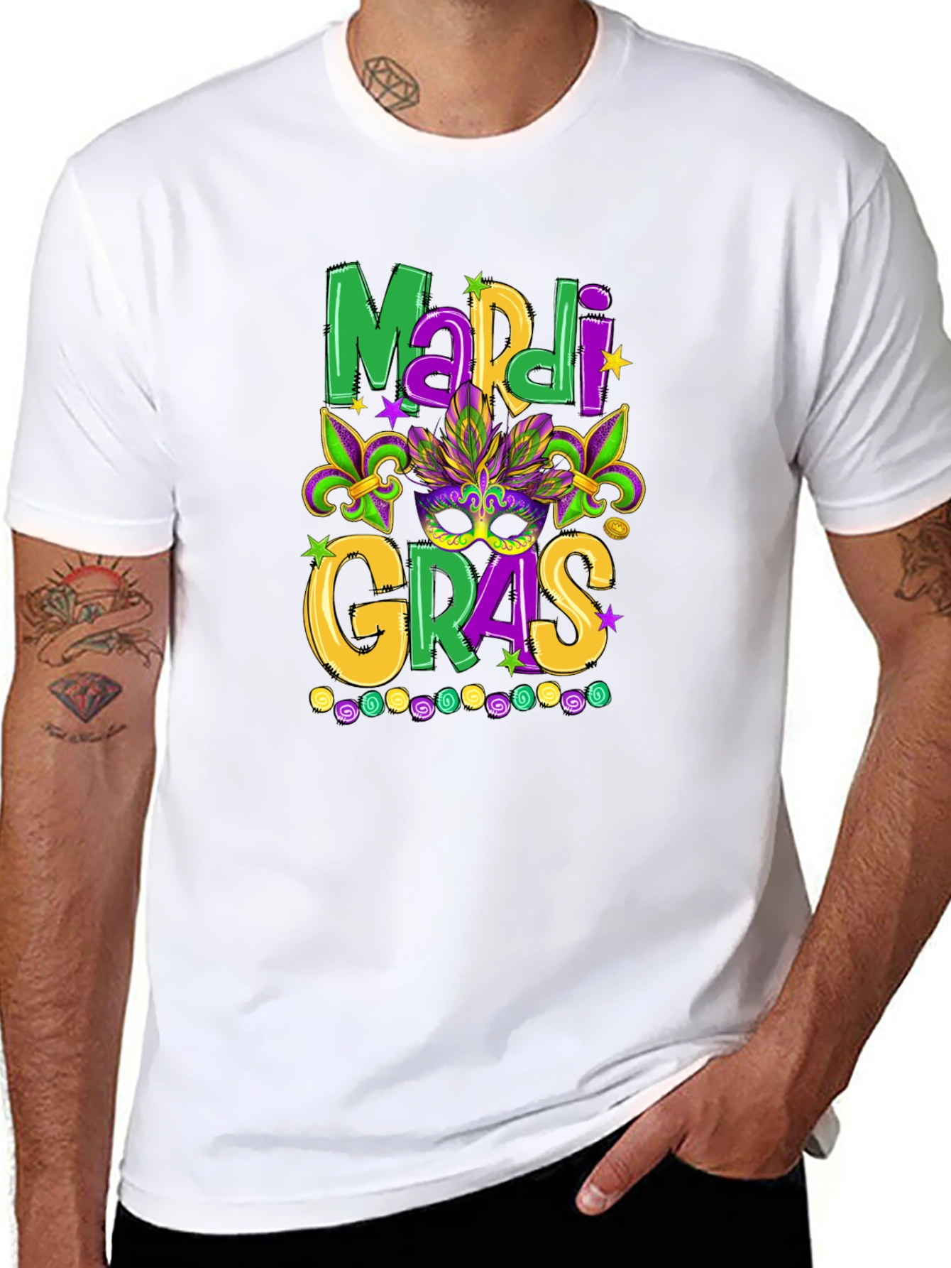 Mardi Gras T-Shirt - Festive Celebration Tee