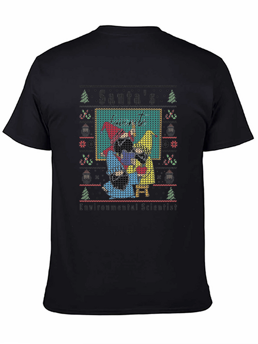 Santas Environmental Scientist Knit-Style Tee