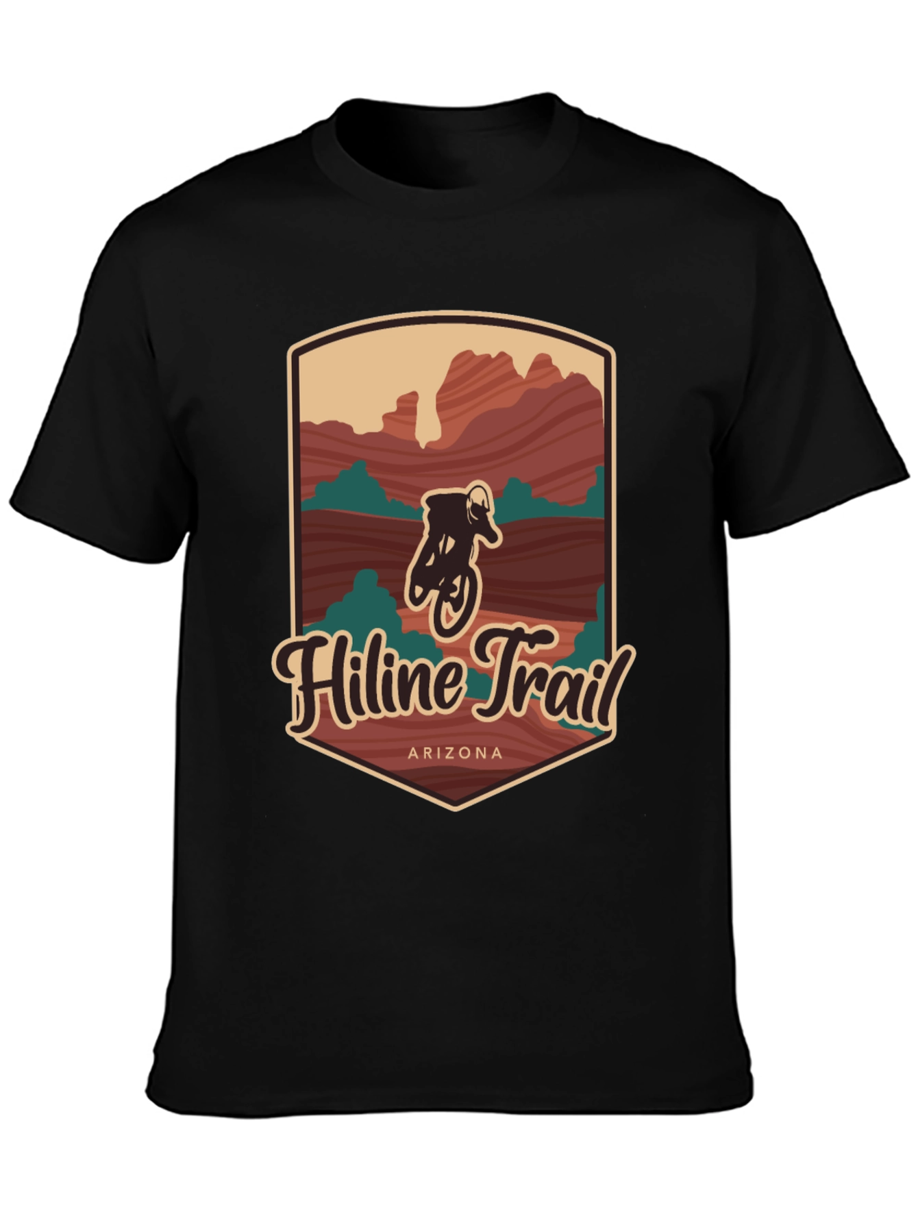 HiLine Trail Arizona Biker Graphic Tee