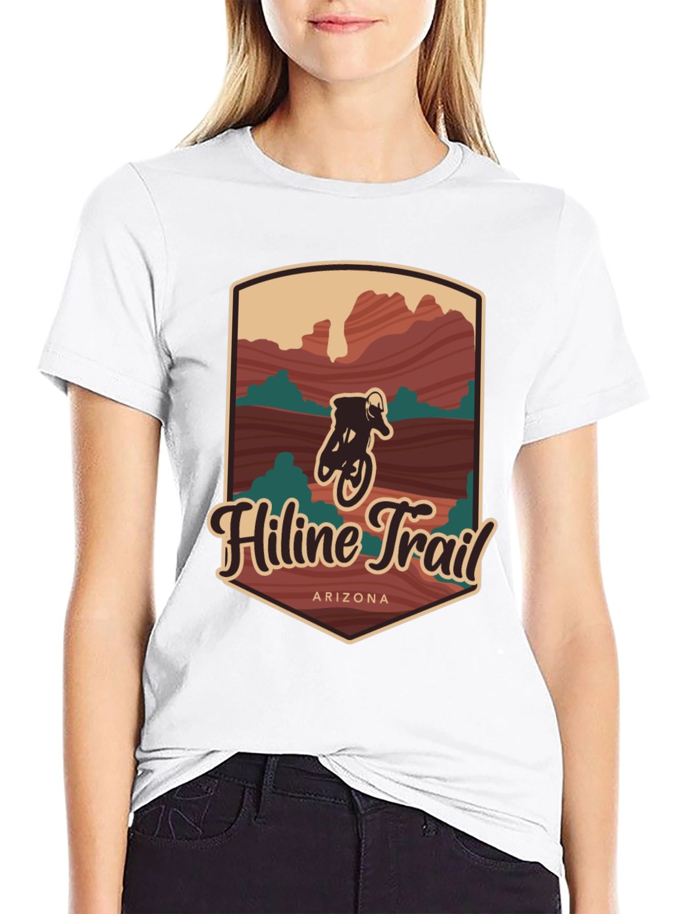 HiLine Trail Arizona Biker Graphic Tee