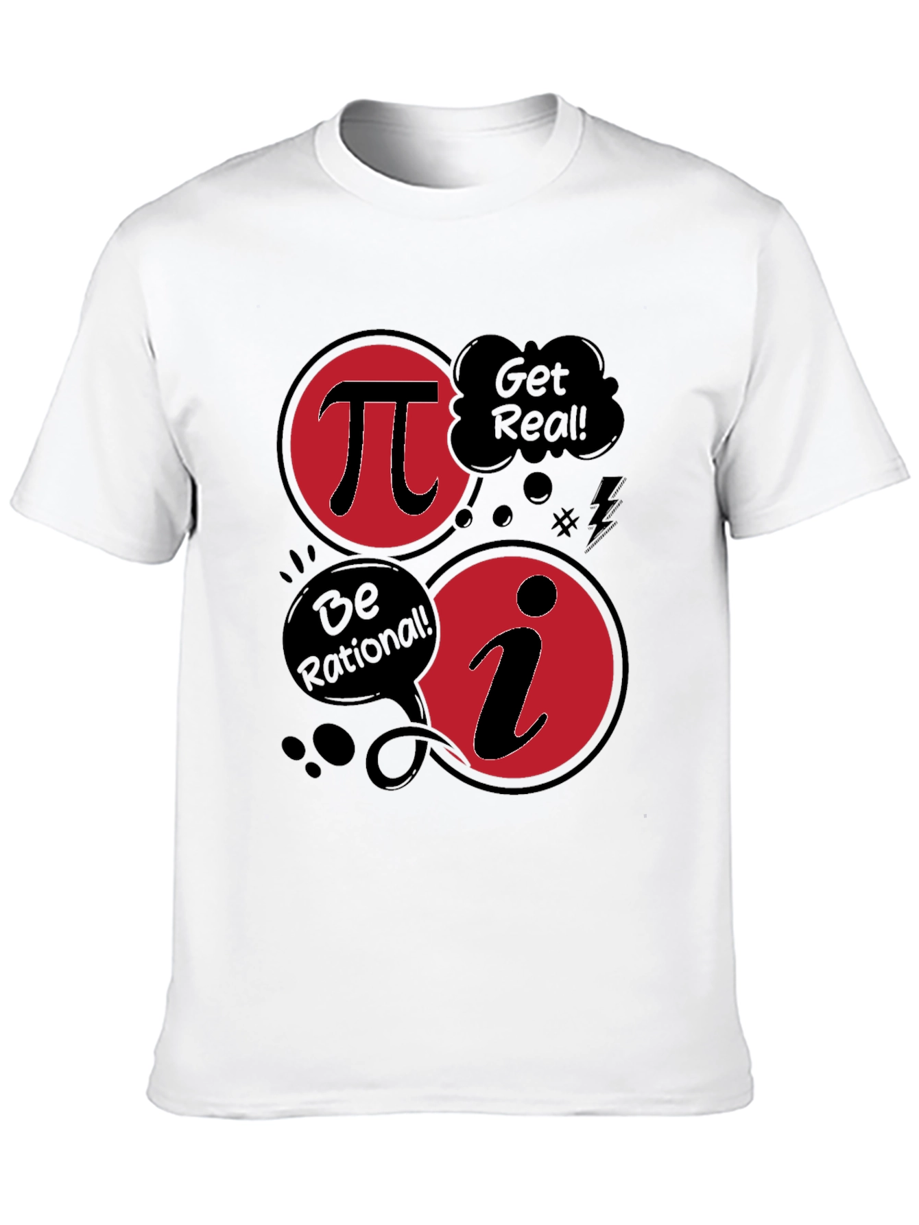 Math Humor T-Shirt: Pi & Imaginary Numbers