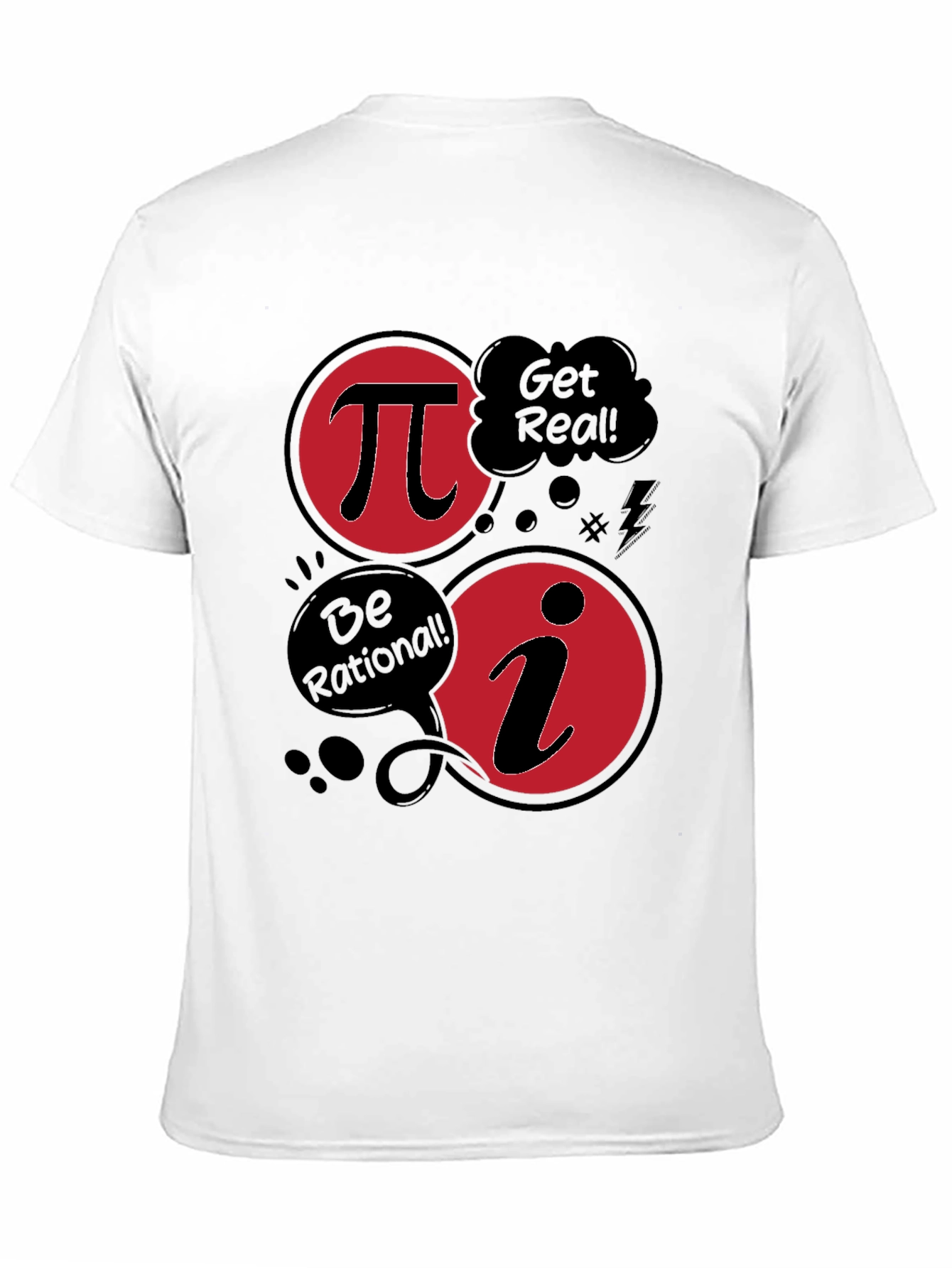 Math Humor T-Shirt: Pi & Imaginary Numbers