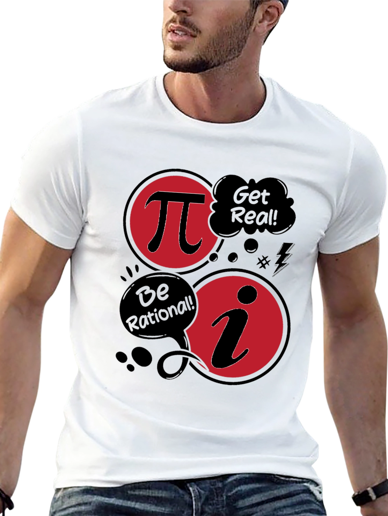 Math Humor T-Shirt: Pi & Imaginary Numbers