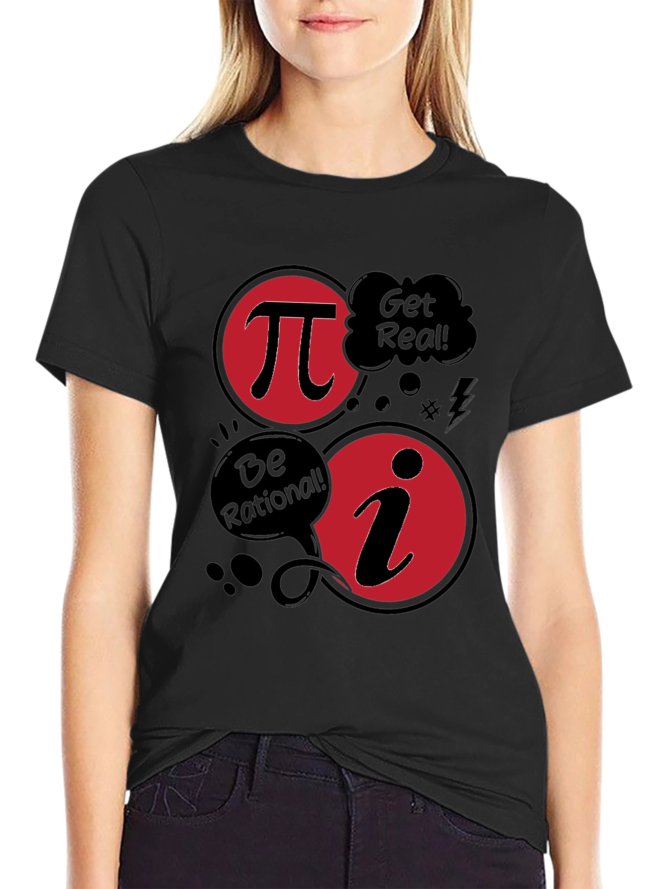 Math Humor T-Shirt: Pi & Imaginary Numbers