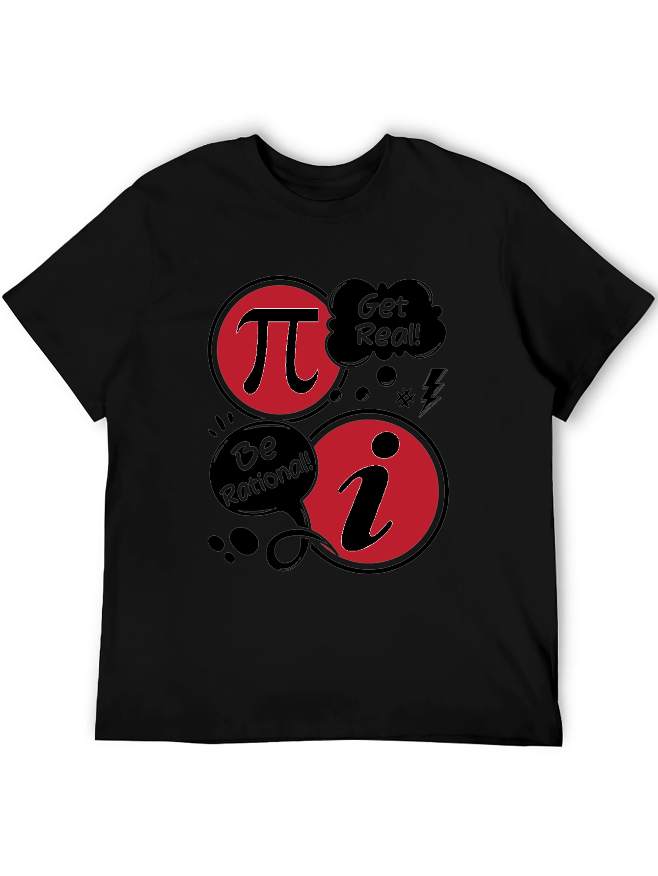 Math Humor T-Shirt: Pi & Imaginary Numbers
