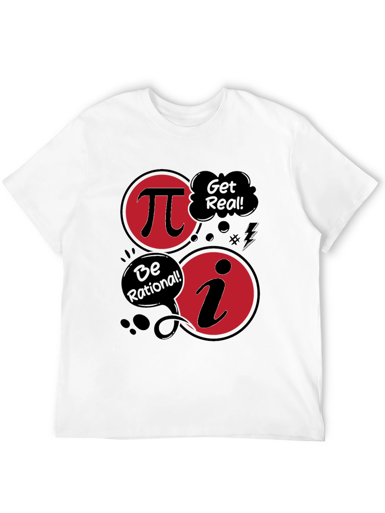 Math Humor T-Shirt: Pi & Imaginary Numbers
