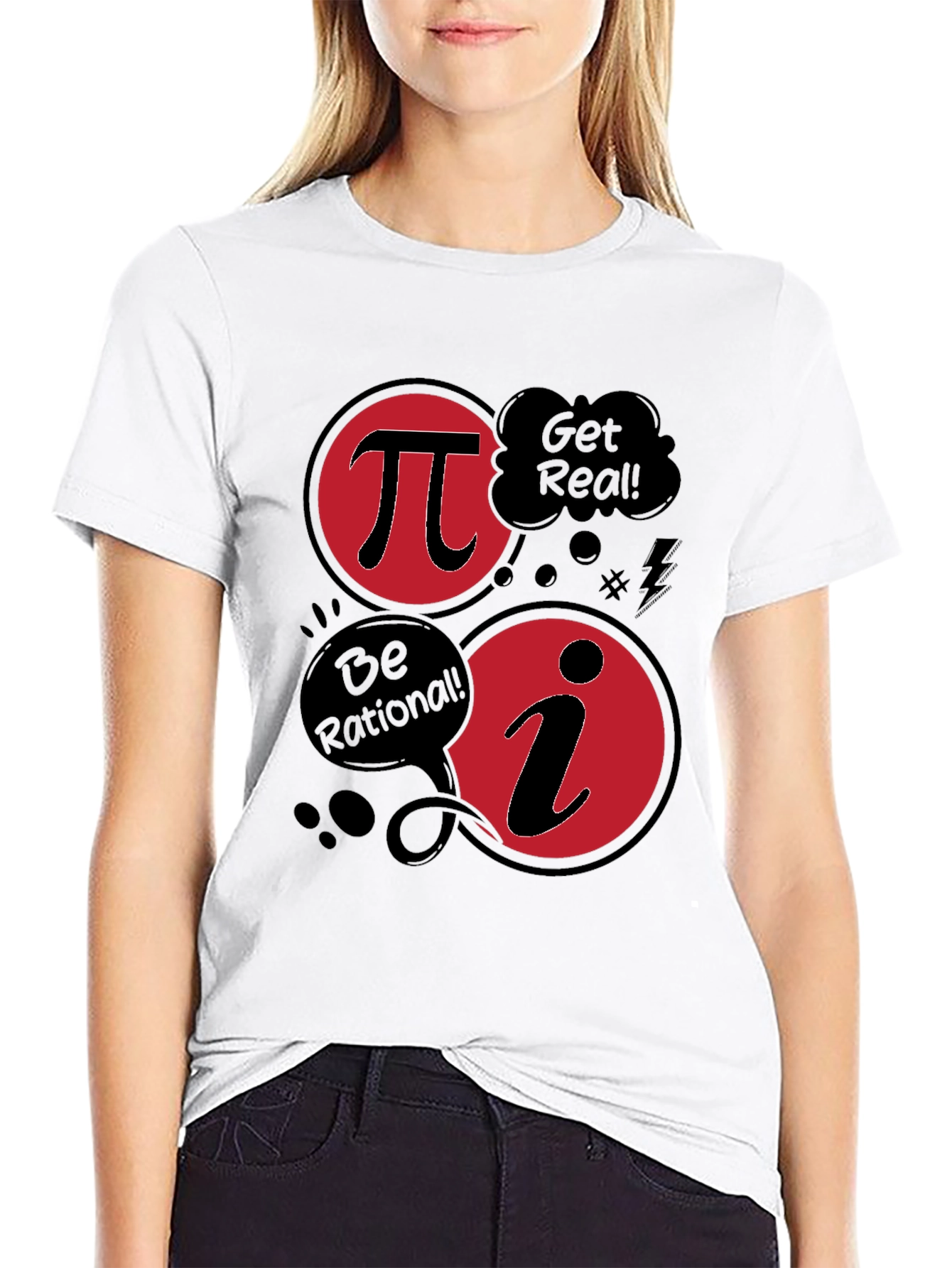 Math Humor T-Shirt: Pi & Imaginary Numbers