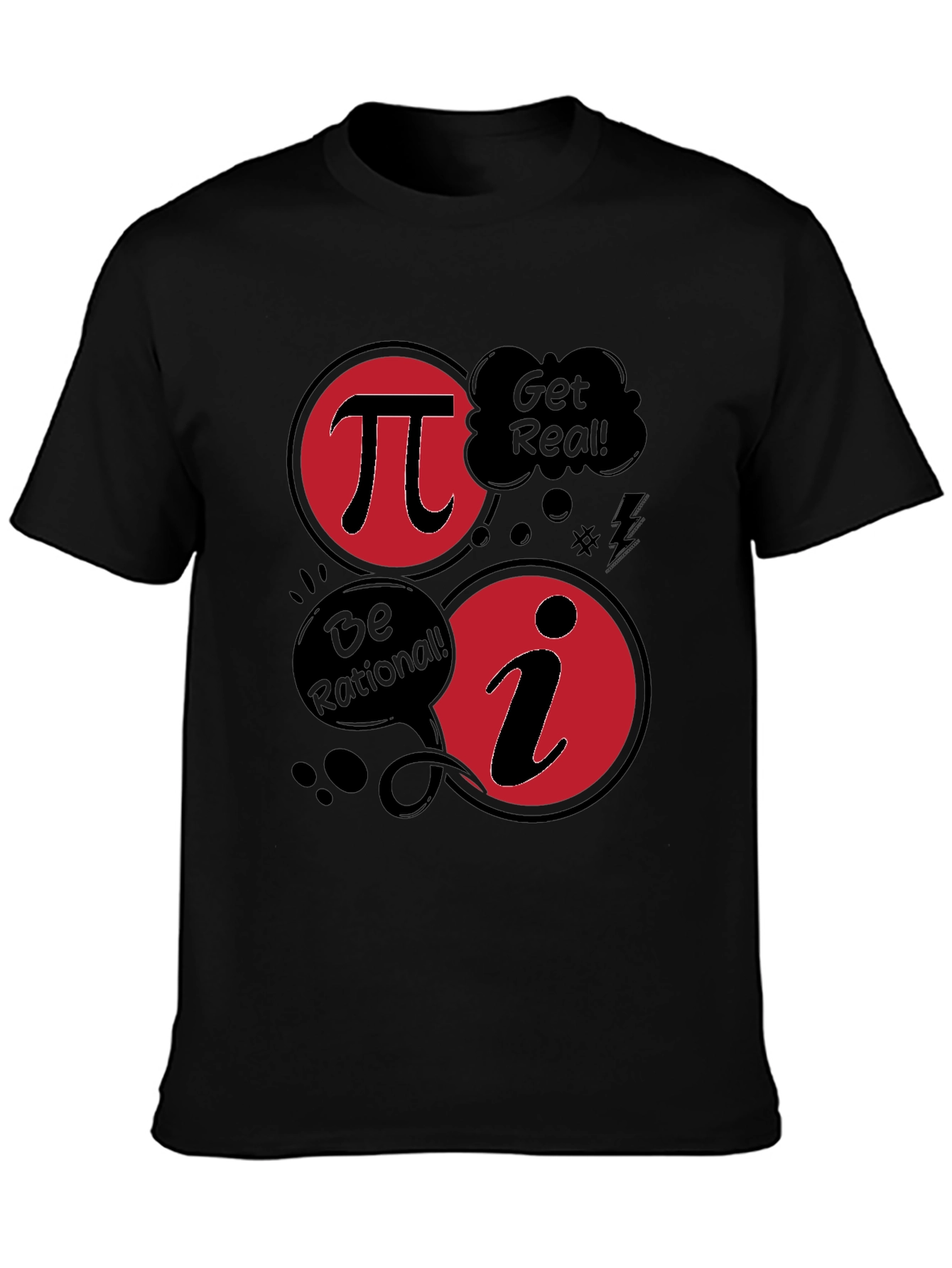 Math Humor T-Shirt: Pi & Imaginary Numbers