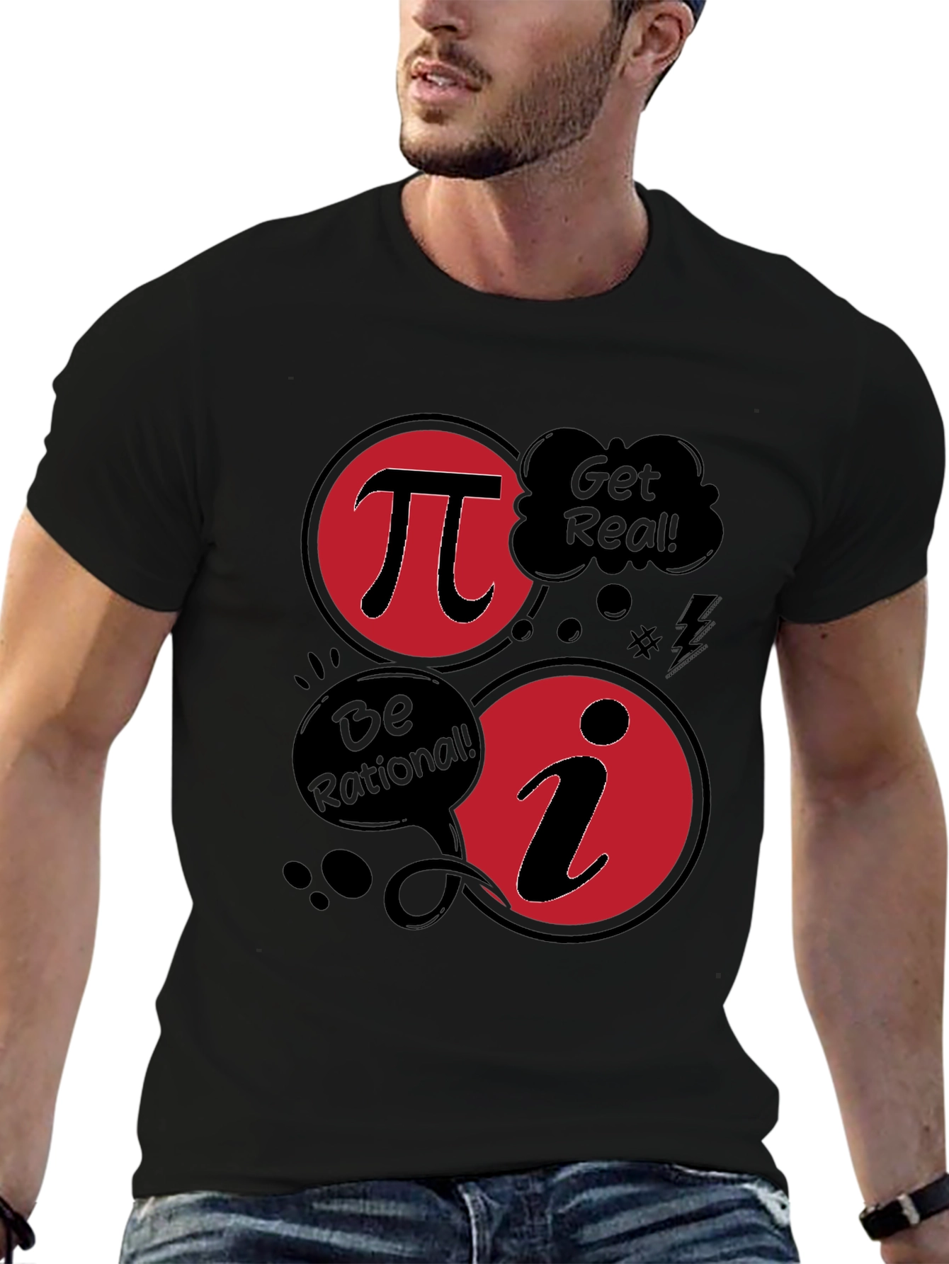 Math Humor T-Shirt: Pi & Imaginary Numbers