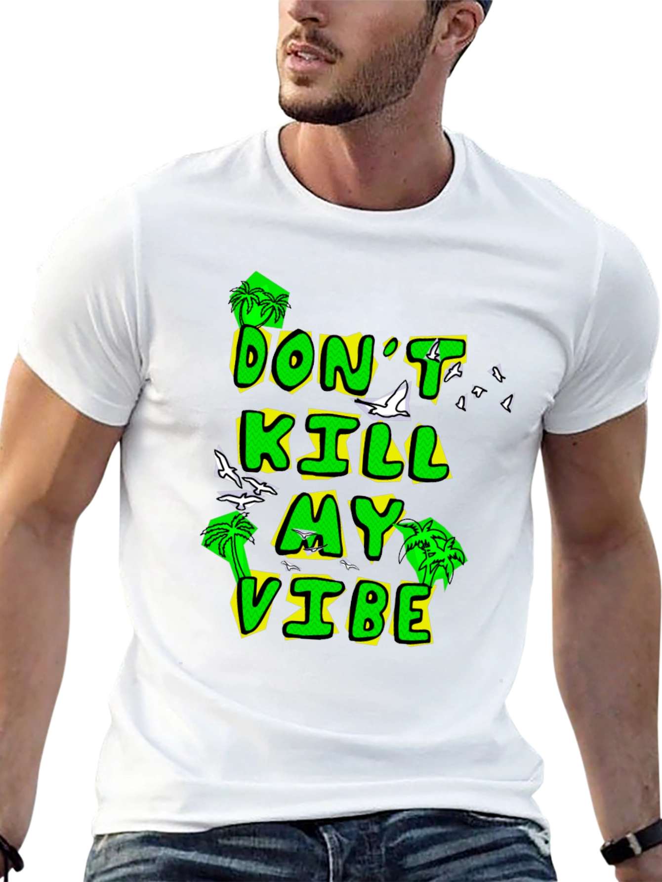 Dont Kill My Vibe Black Graphic Tee