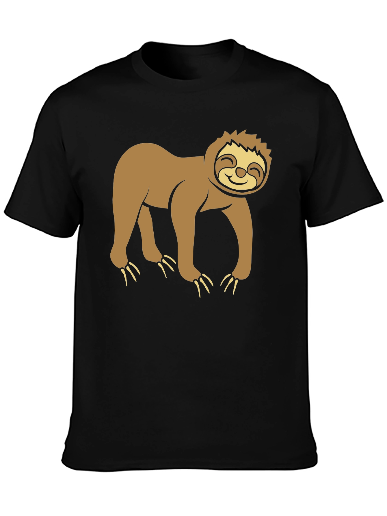 Sloth Graphic Tee - Relaxed Style