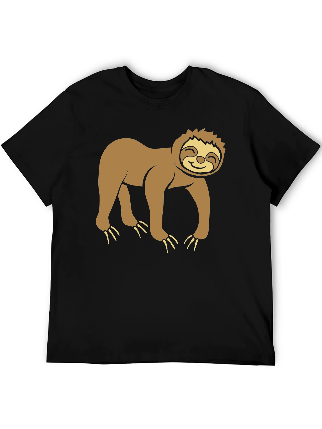 Sloth Graphic Tee - Relaxed Style