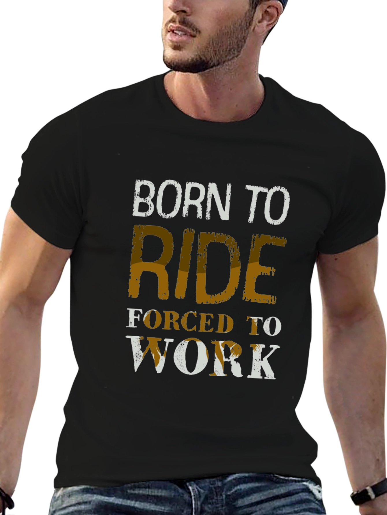Born to Ride Black Graphic Tee