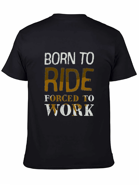 Born to Ride Black Graphic Tee