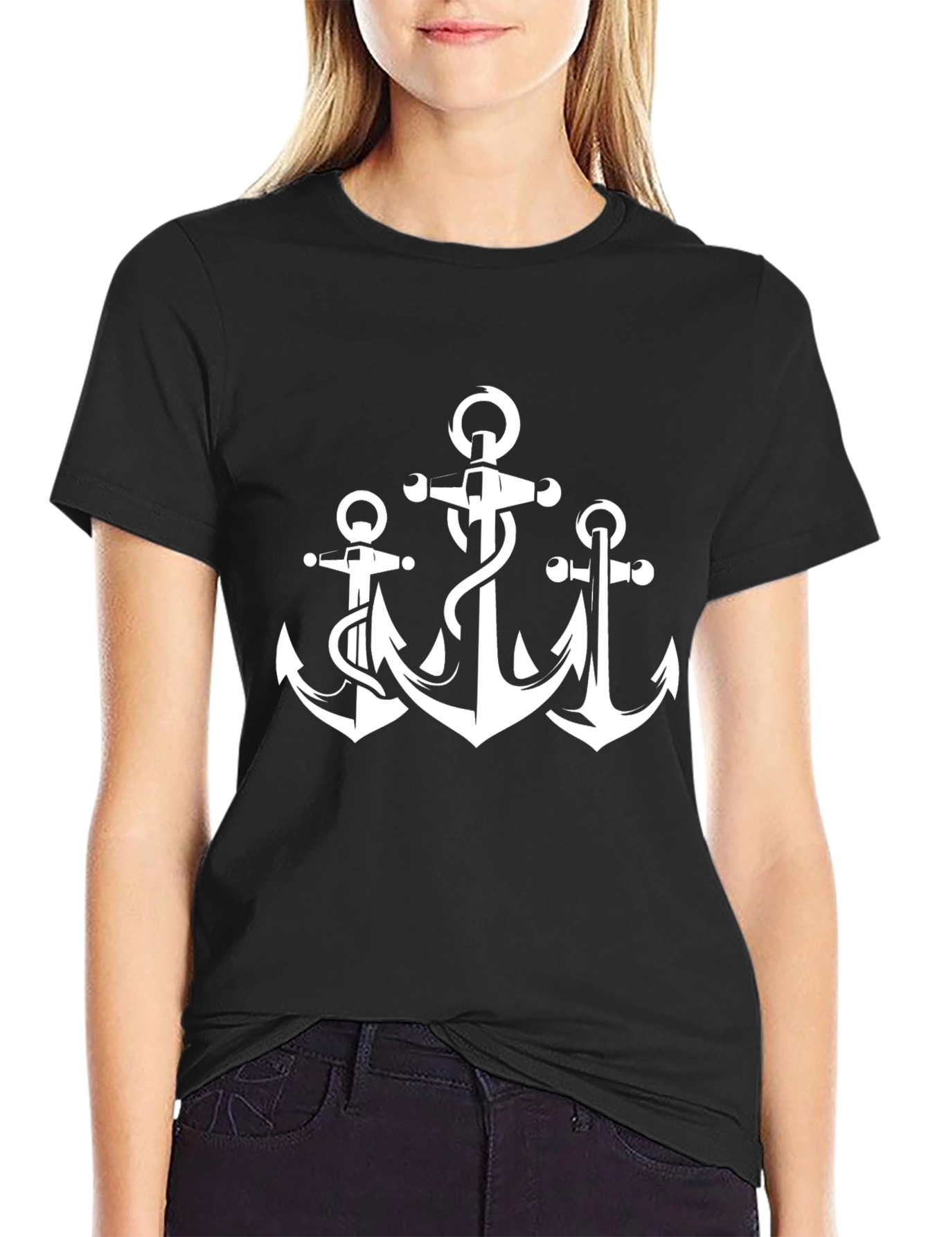 Nautical Anchor Graphic Tee