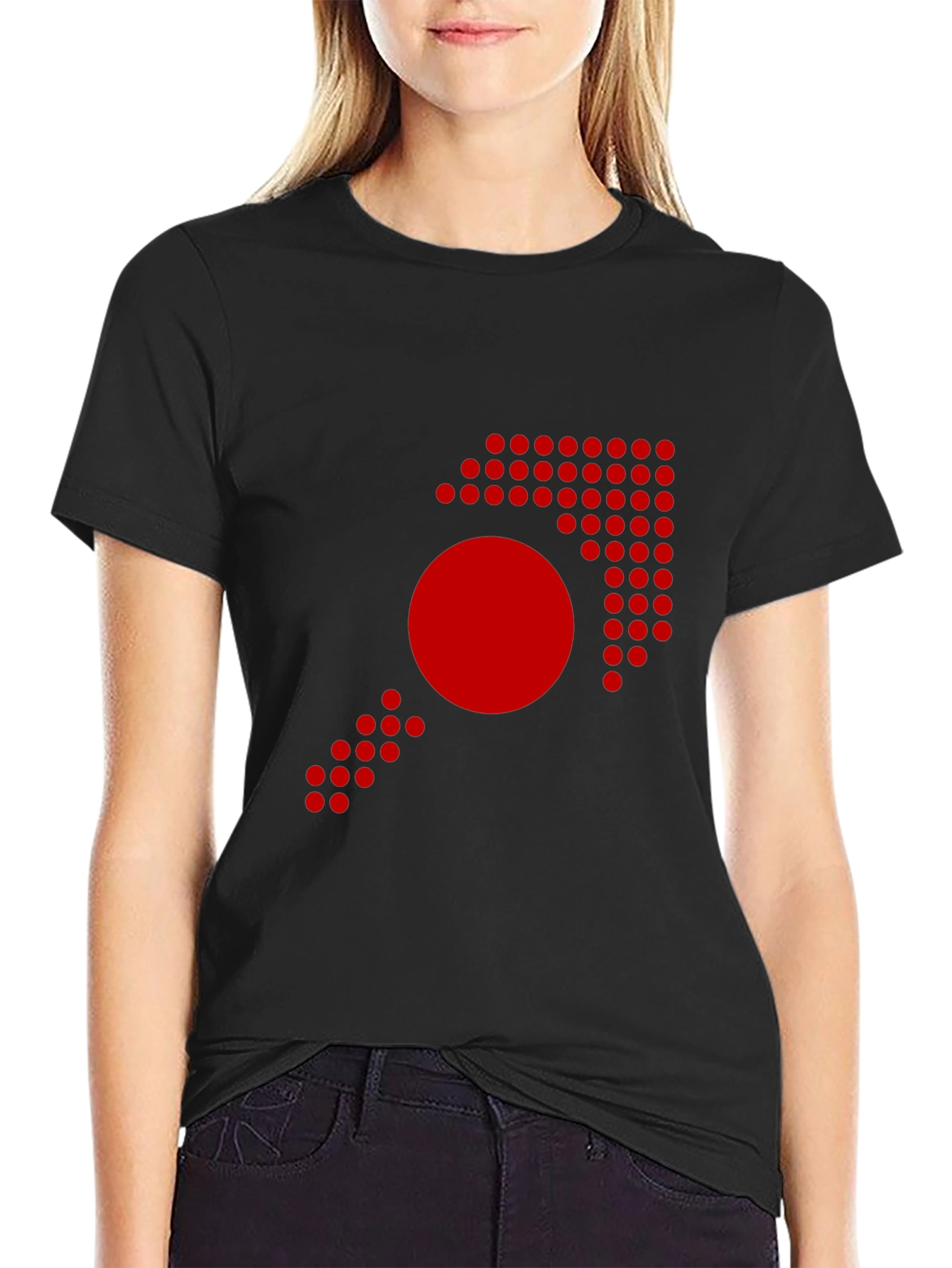 Geometric Arrow Graphic Tee - Modern Design