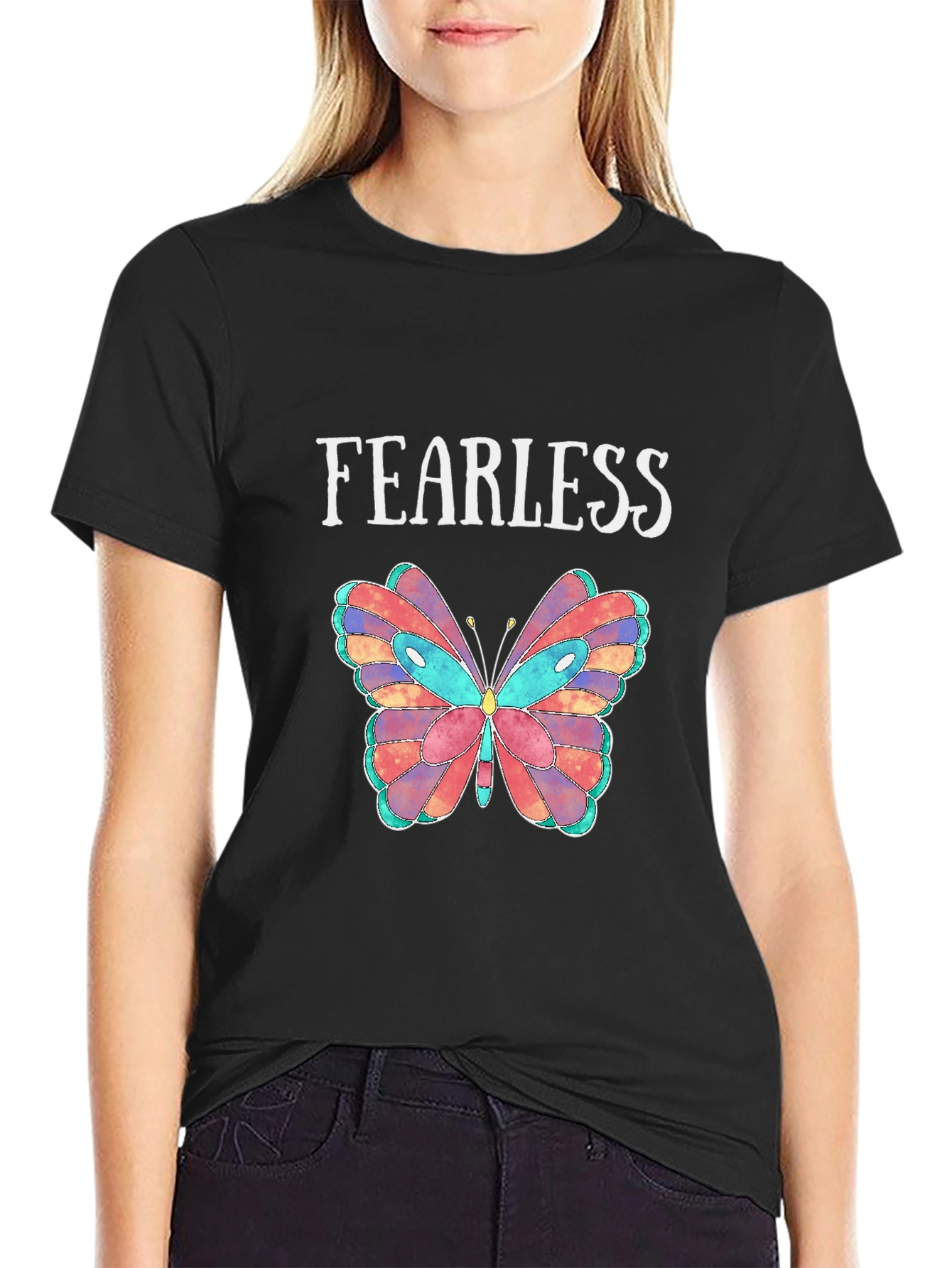 Fearless Butterfly Graphic T-Shirt - Unisex