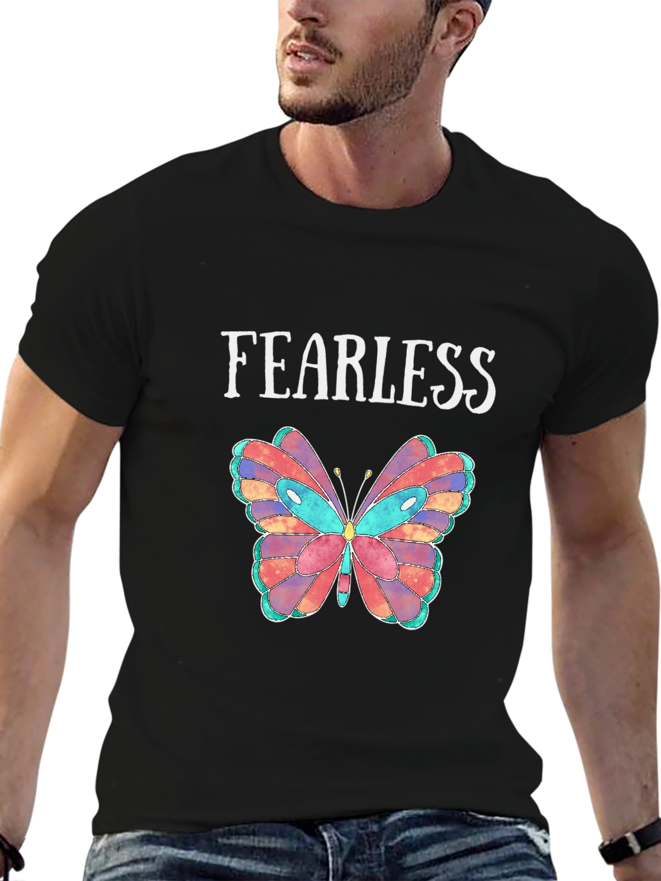 Fearless Butterfly Graphic T-Shirt - Unisex