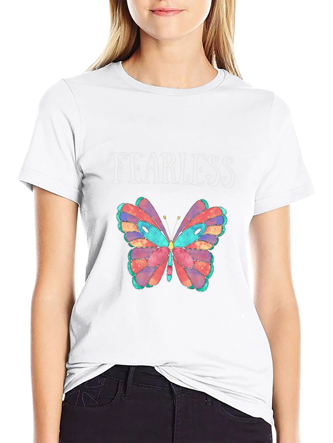 Fearless Butterfly Graphic T-Shirt - Unisex