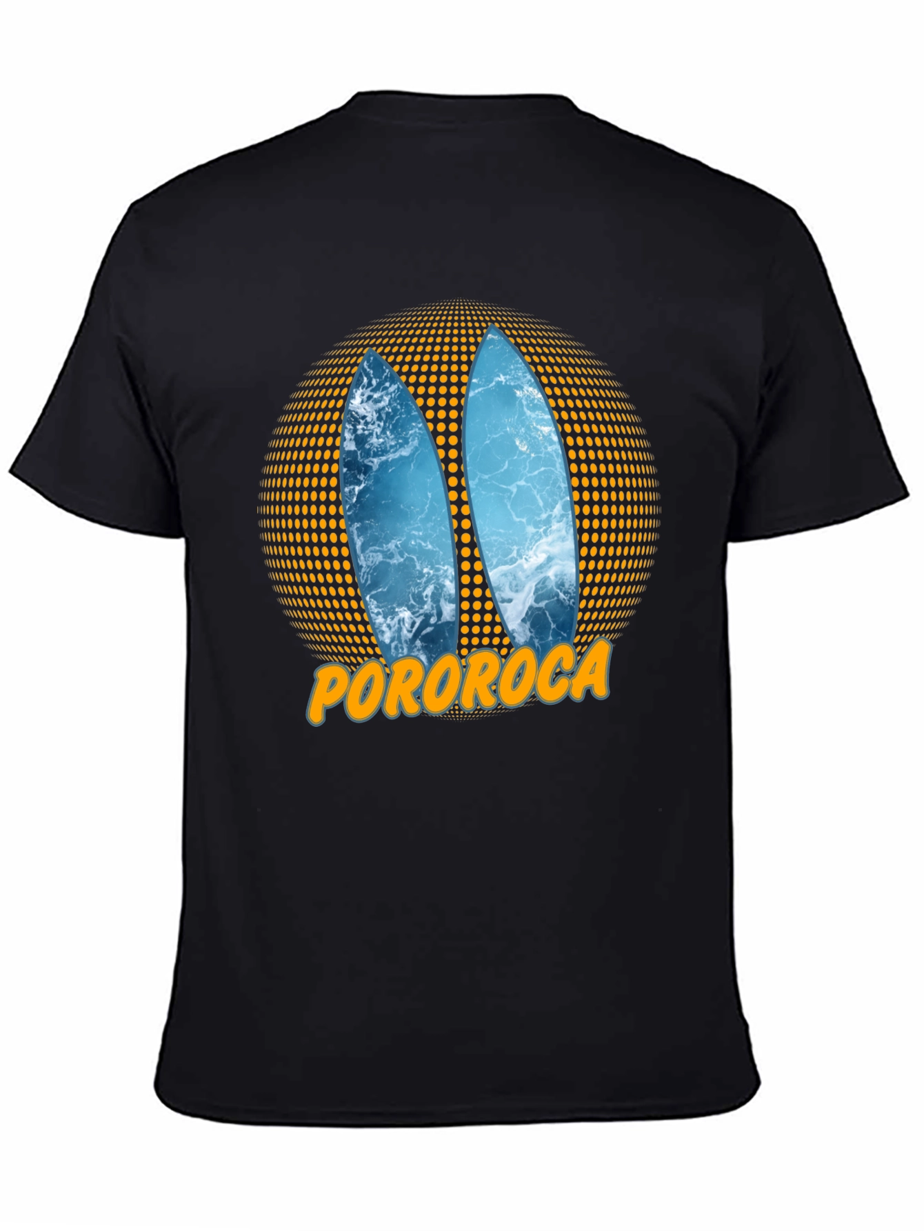 Pororoca Surf T-Shirt - Black