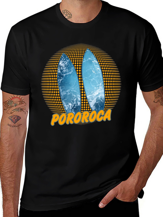 Pororoca Surf T-Shirt - Black