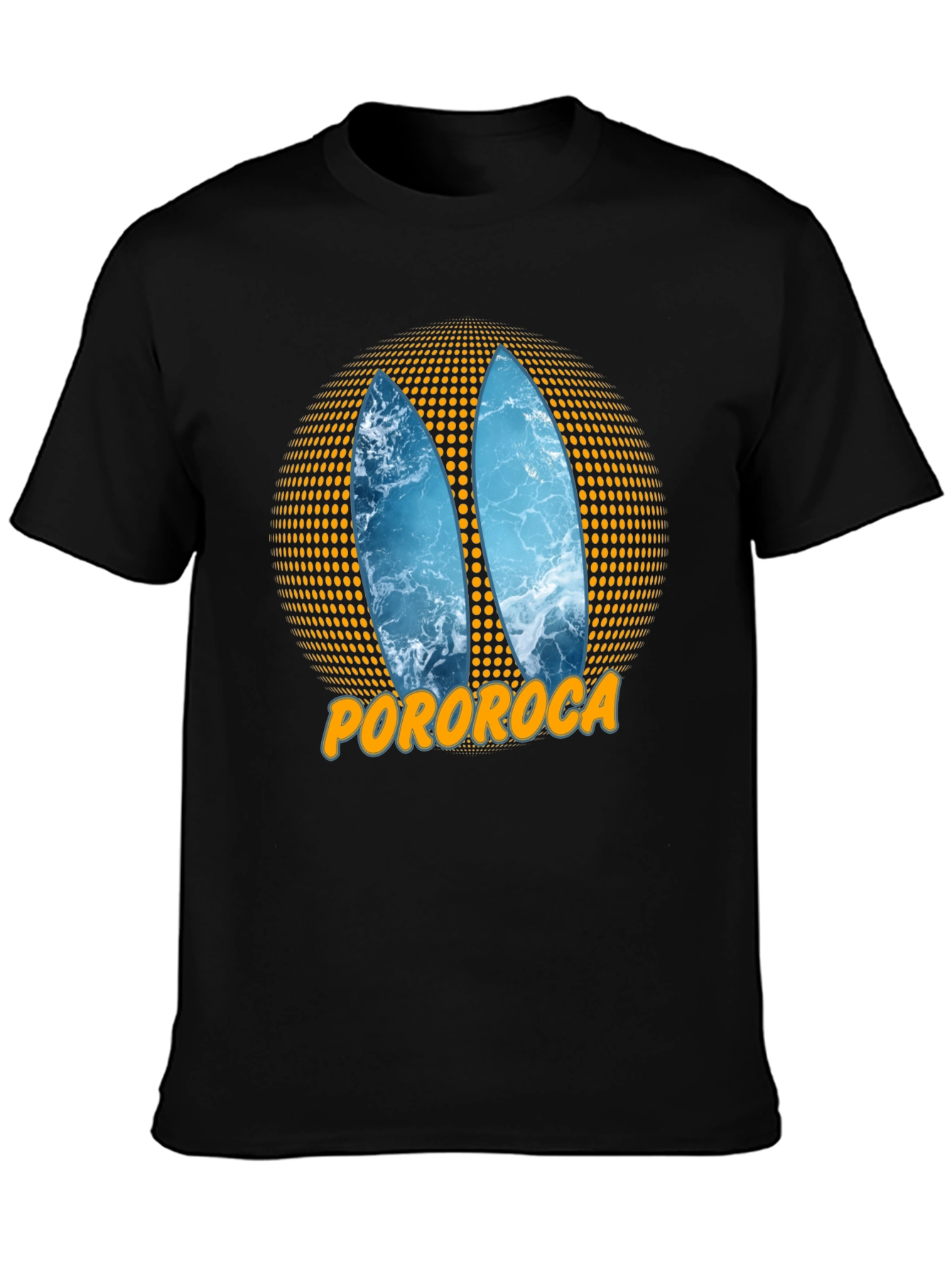 Pororoca Surf T-Shirt - Black