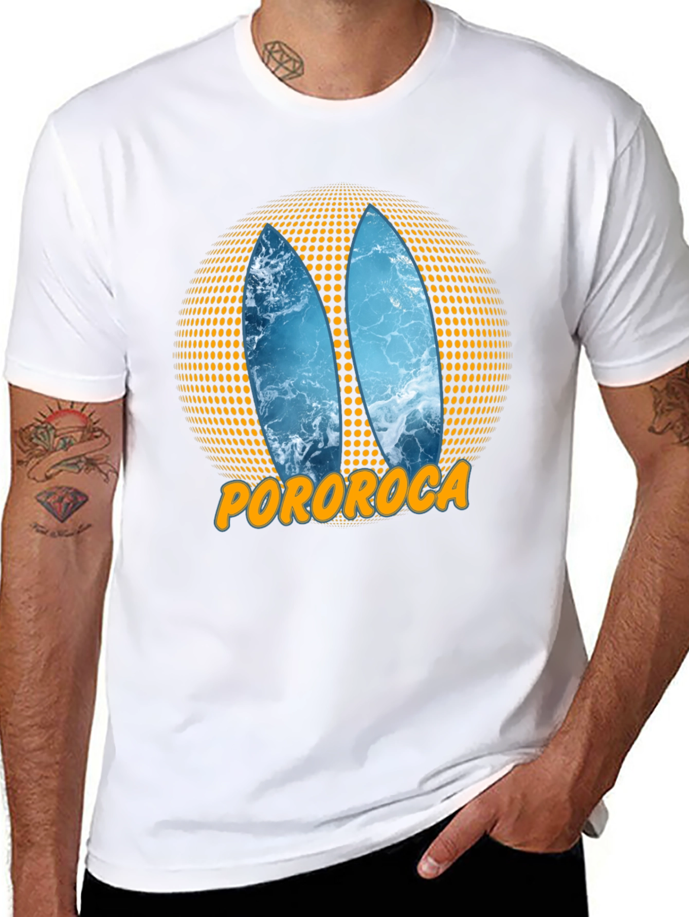 Pororoca Surf T-Shirt - Black