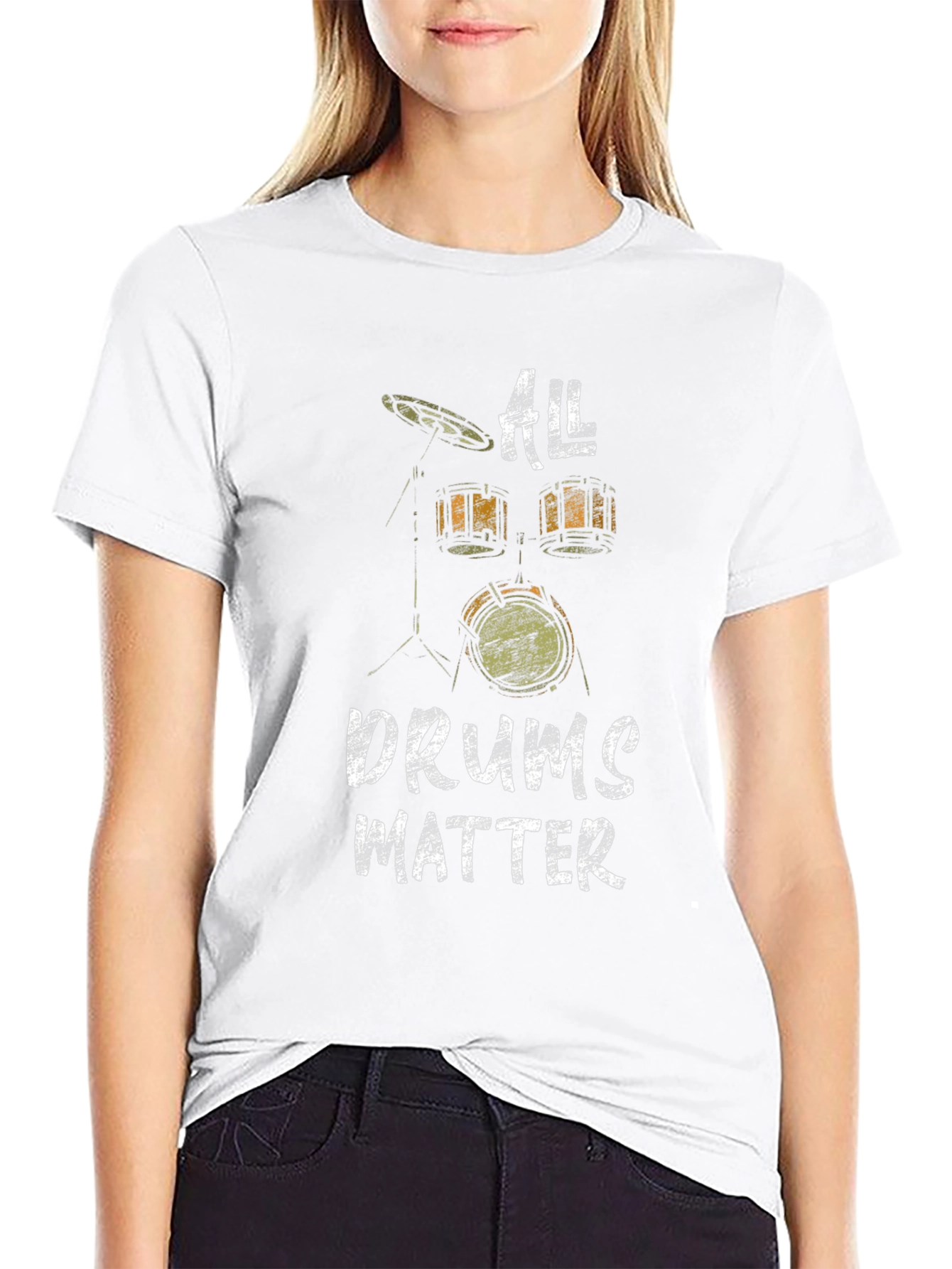 All Drums Matter Graphic Tee - Musician Gift