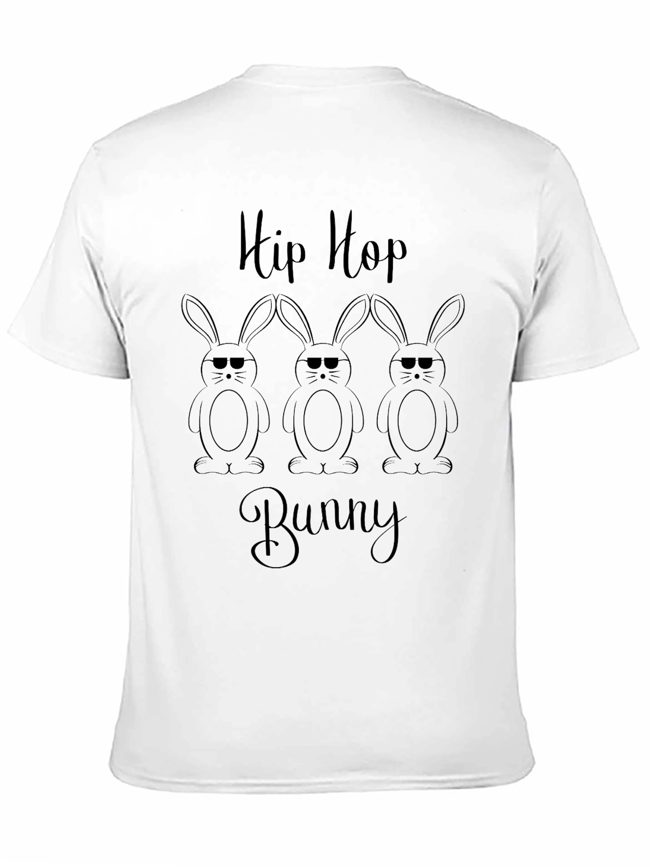 Hip Hop Bunny Graphic T-Shirt