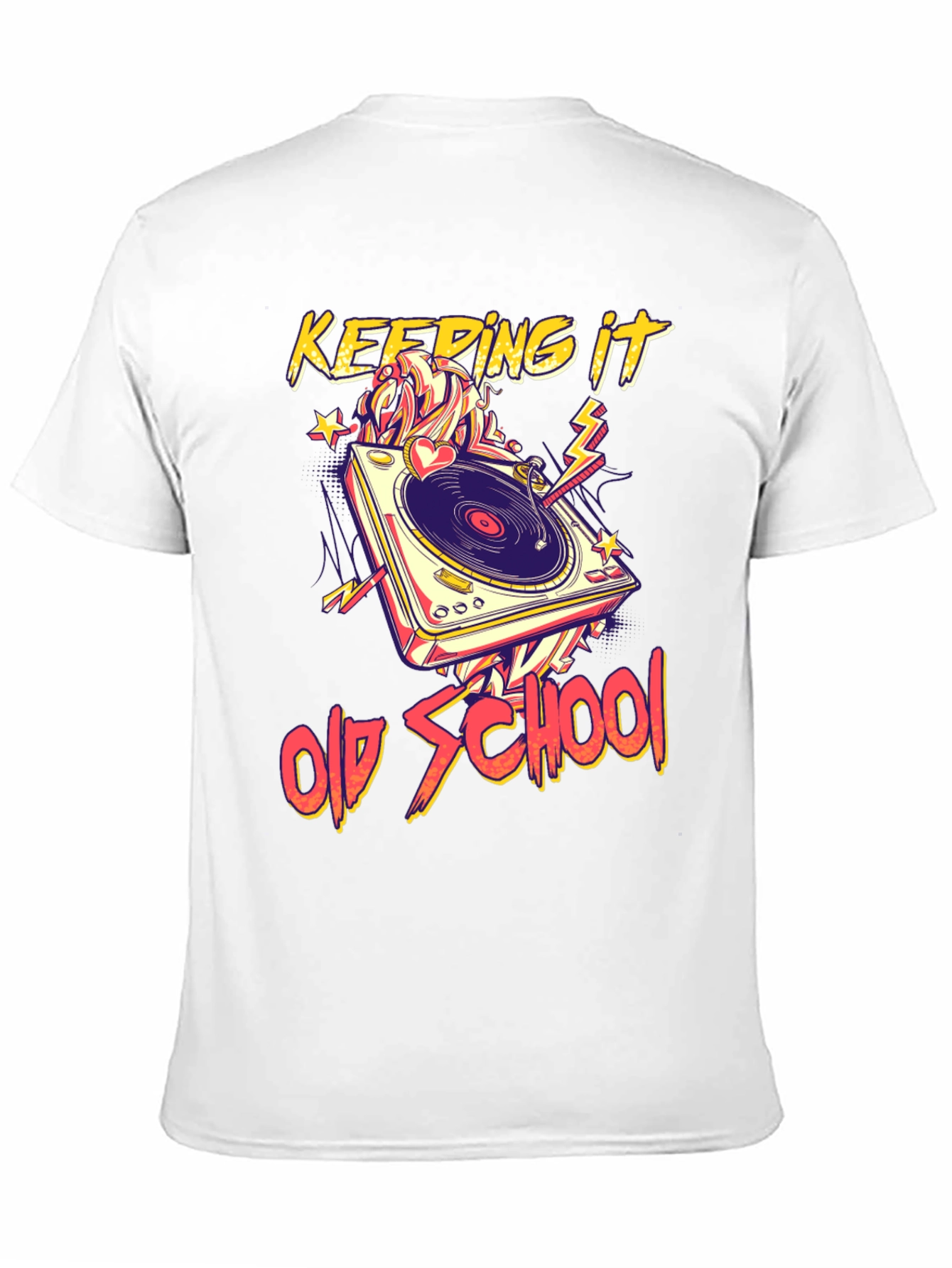 Keeping It Old School Turntable Graphic Tee